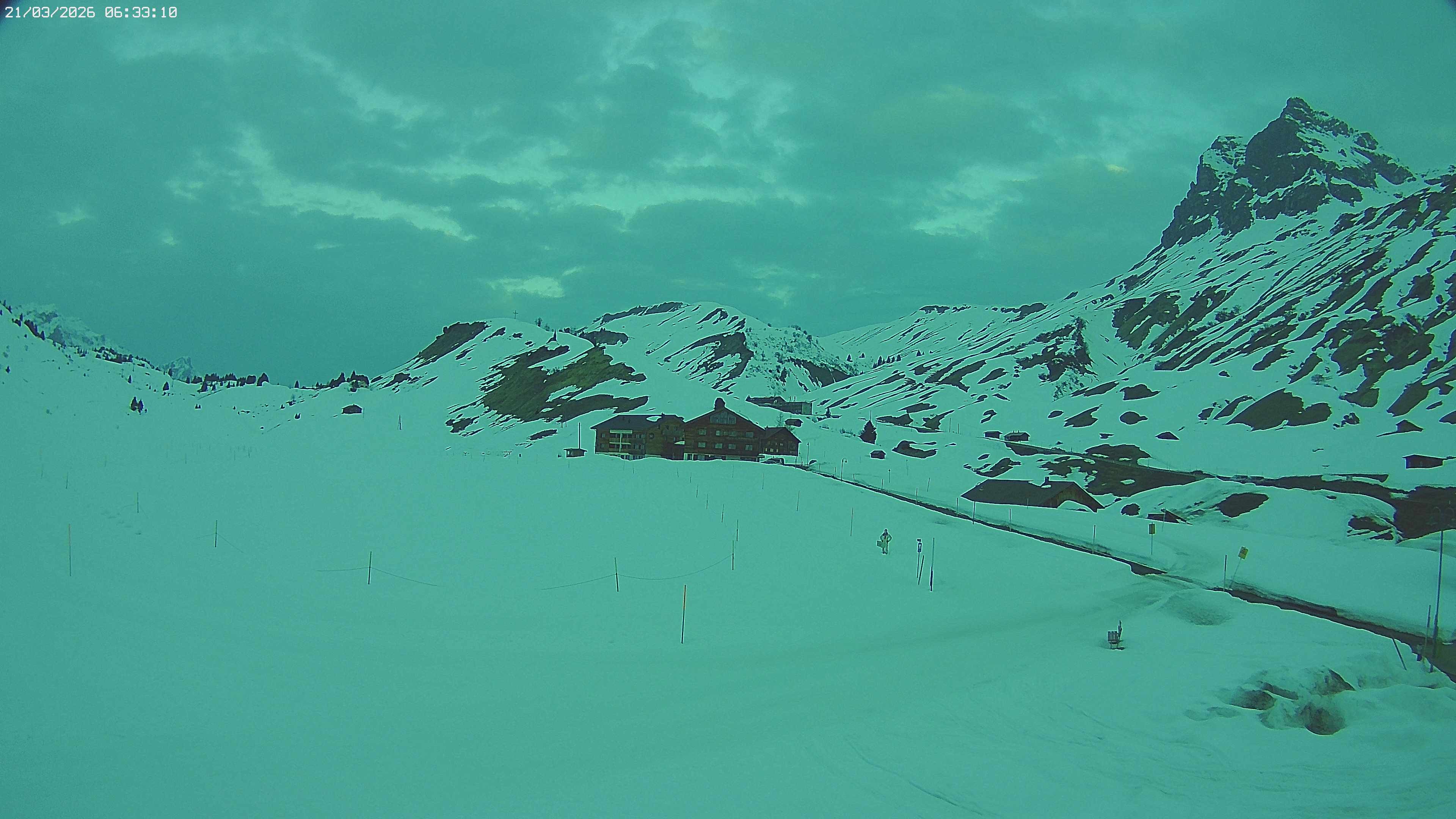 Archiv Foto Webcam Jägeralpe bei Warth