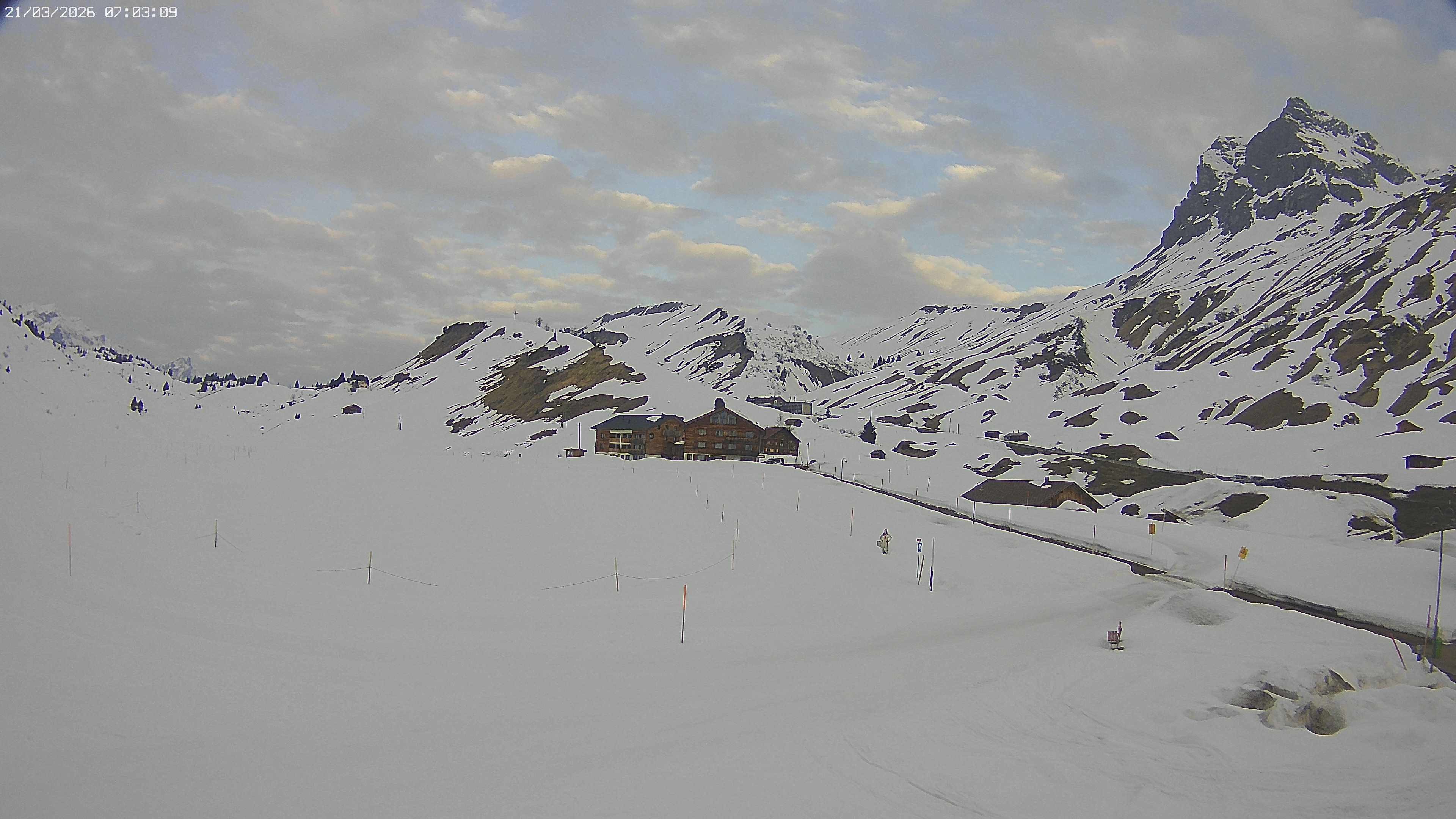 Archiv Foto Webcam Jägeralpe bei Warth