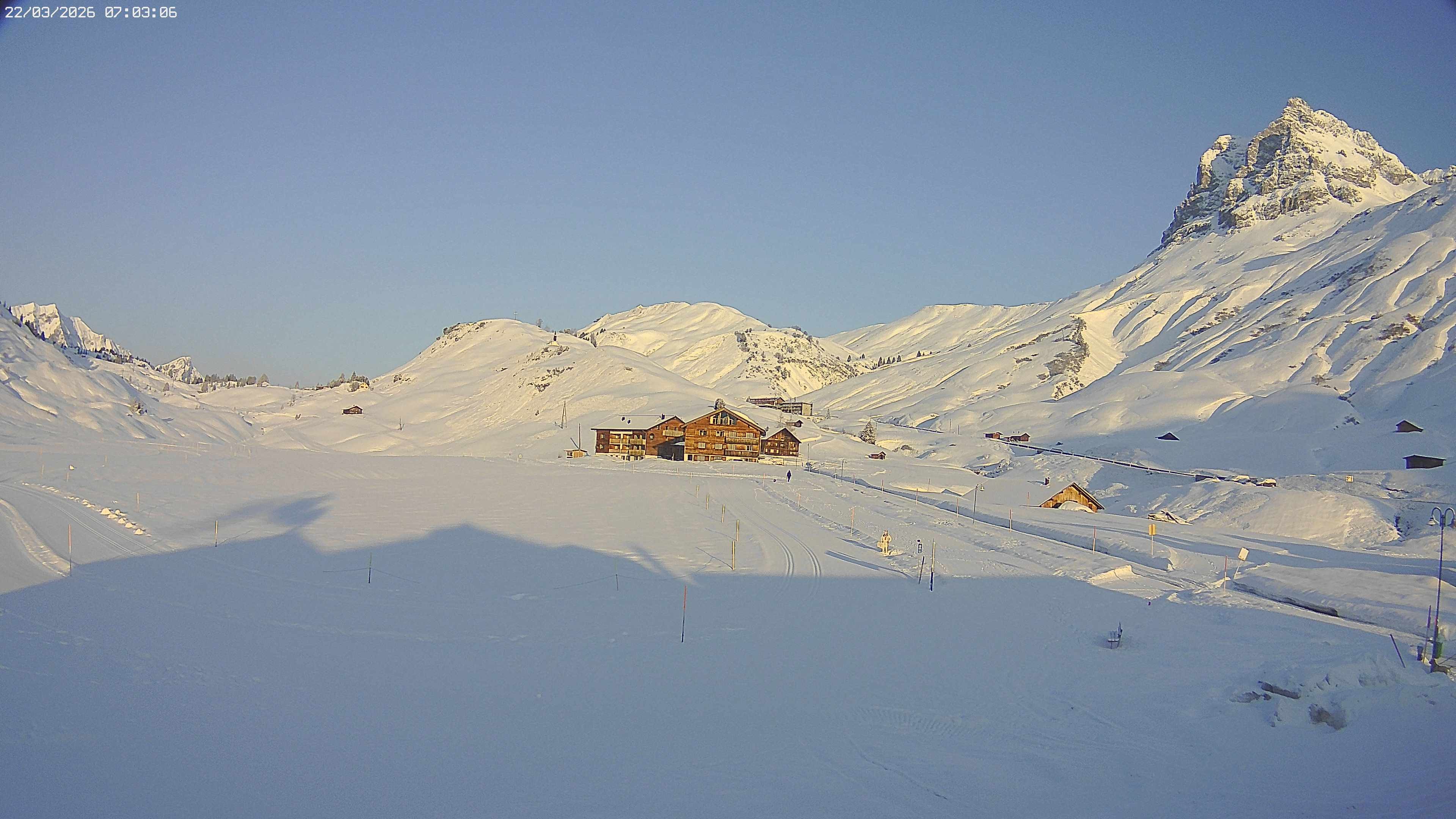 Archiv Foto Webcam Jägeralpe bei Warth