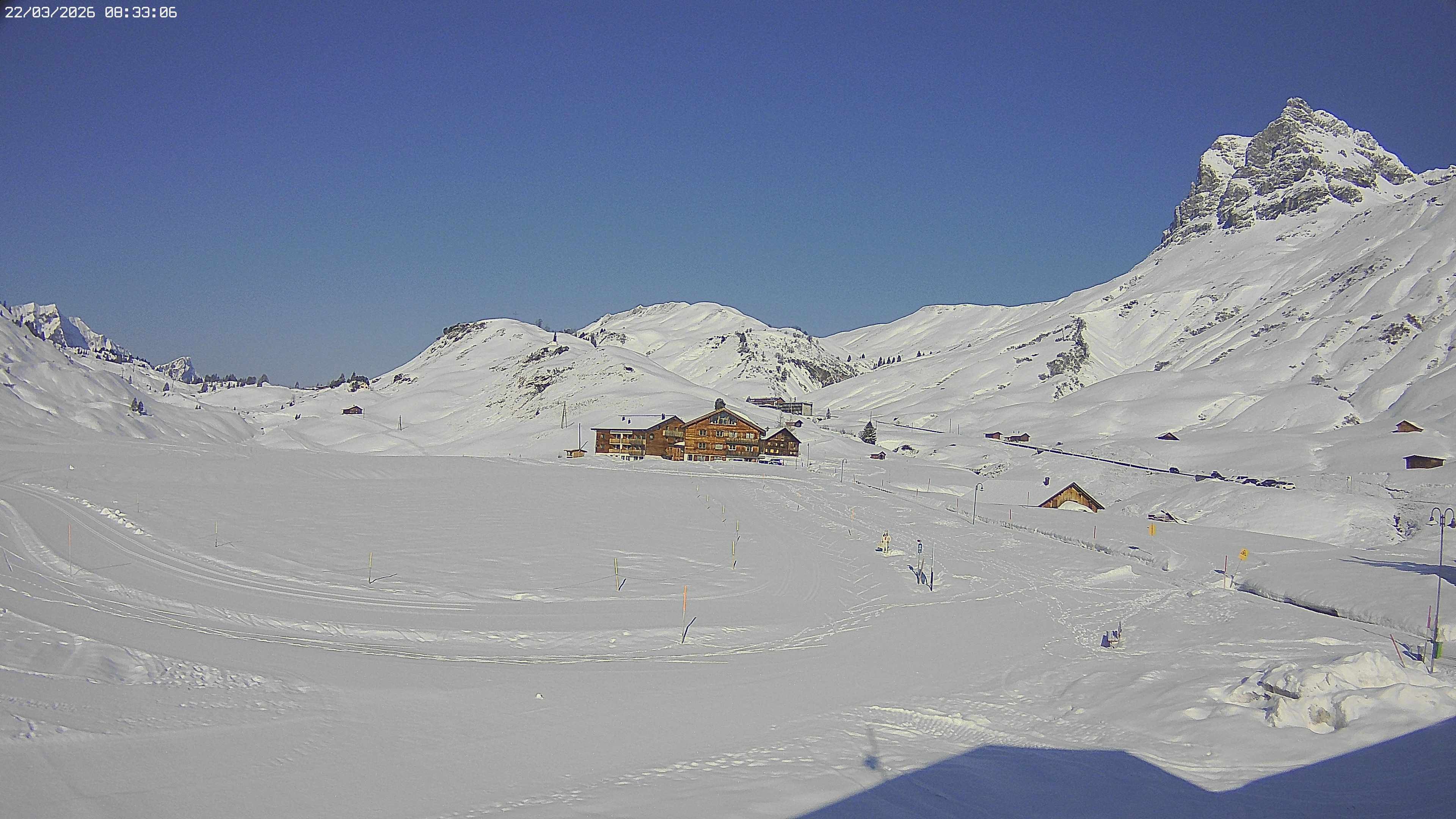 Archiv Foto Webcam Jägeralpe bei Warth