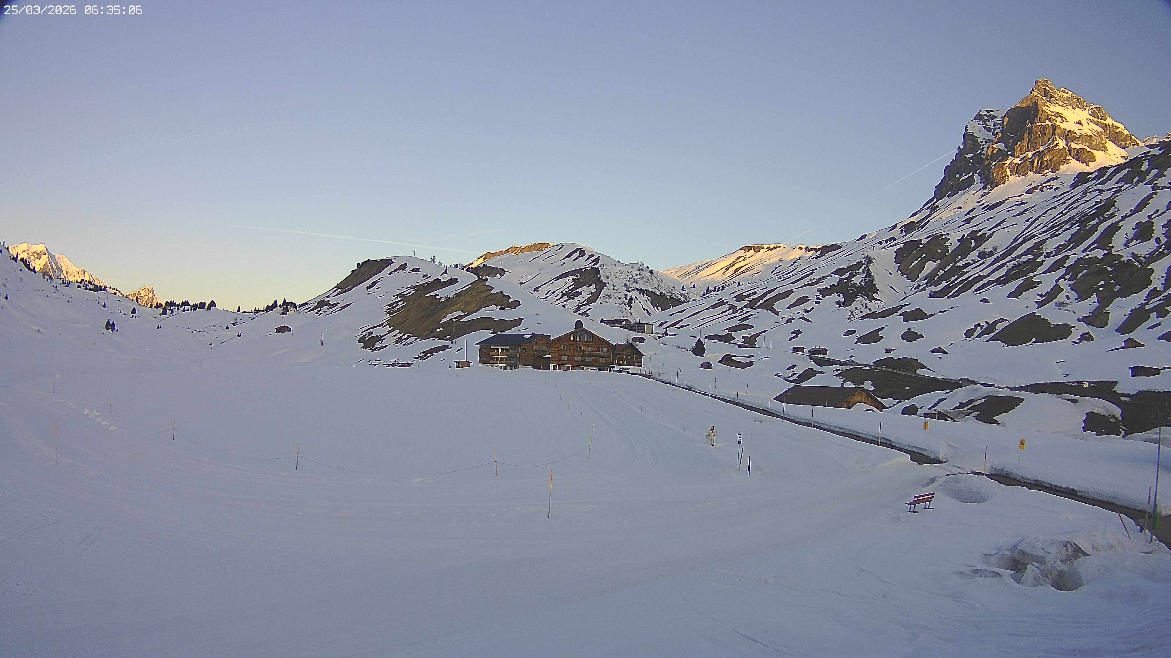 Archiv Foto Webcam Jägeralpe bei Warth