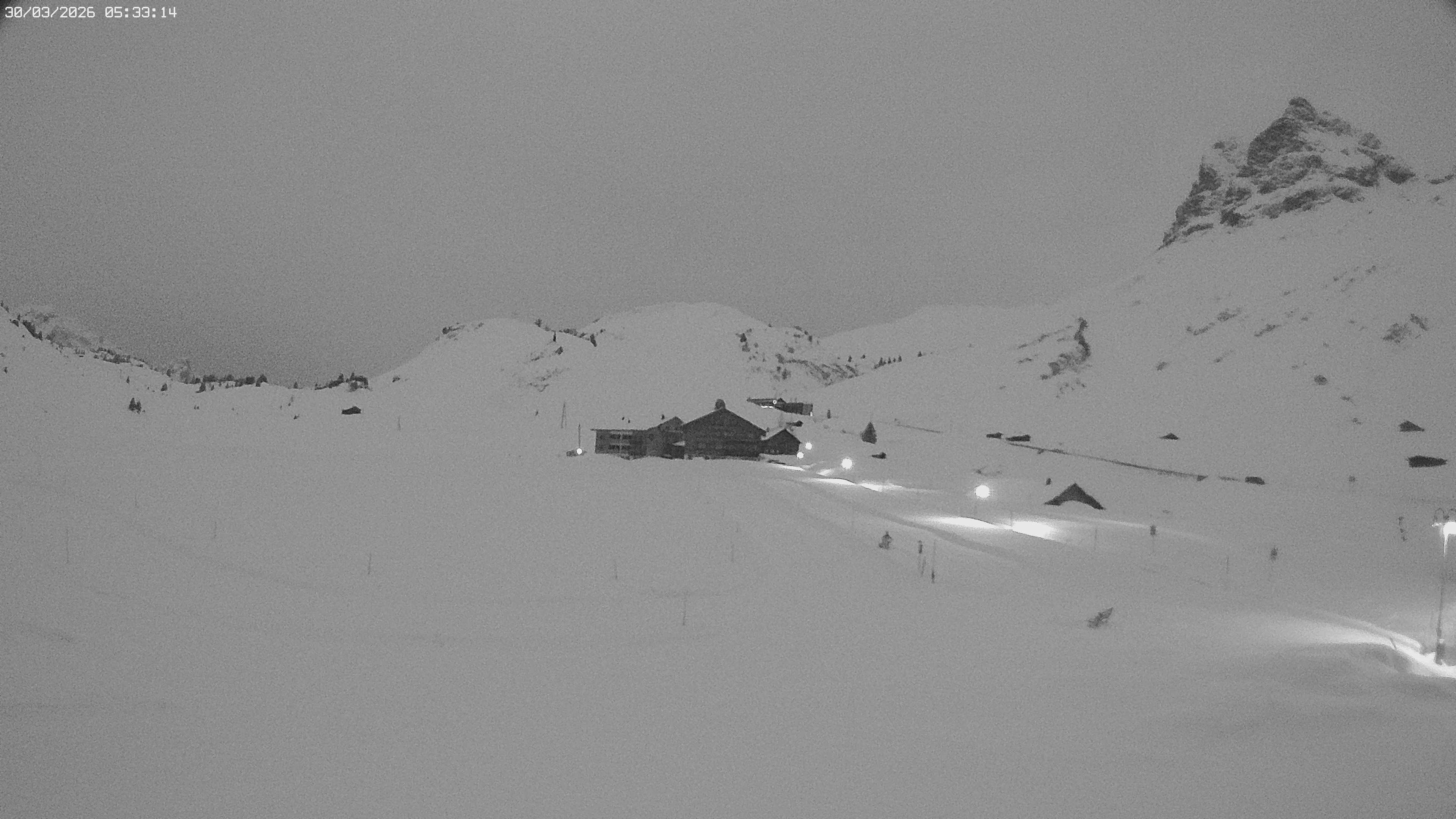 Archiv Foto Webcam Jägeralpe bei Warth