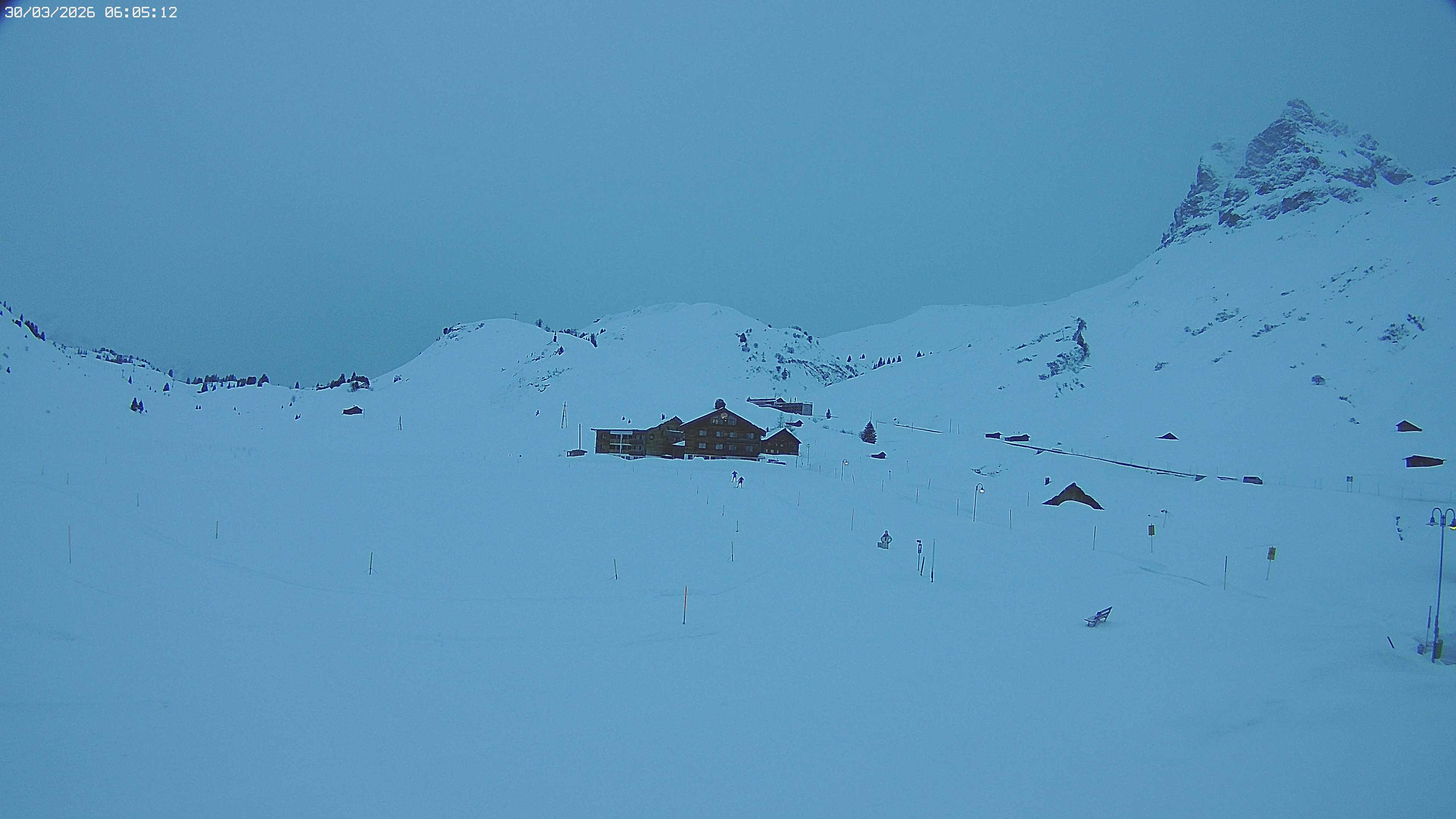 Archiv Foto Webcam Jägeralpe bei Warth