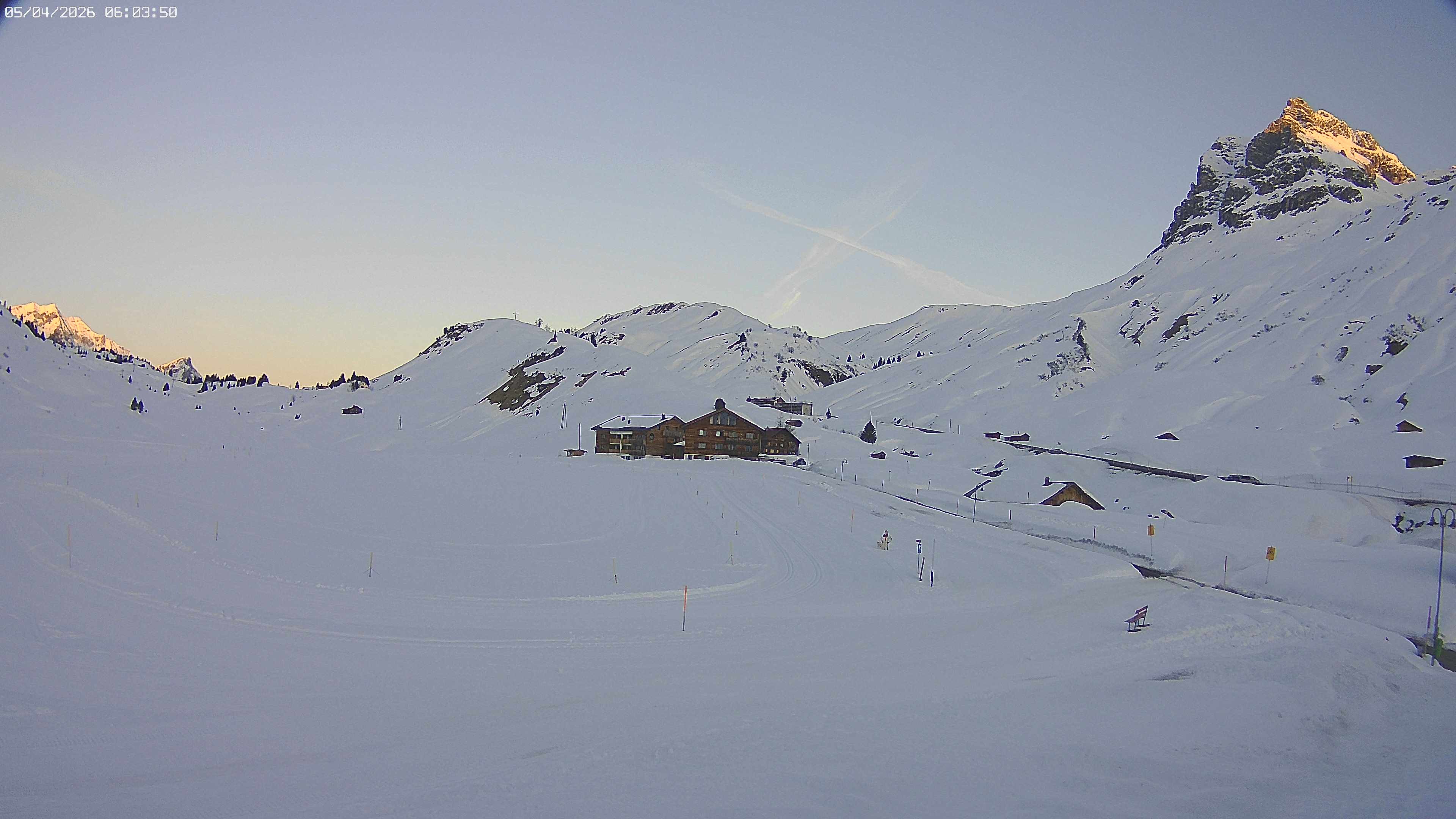 Archiv Foto Webcam Jägeralpe bei Warth