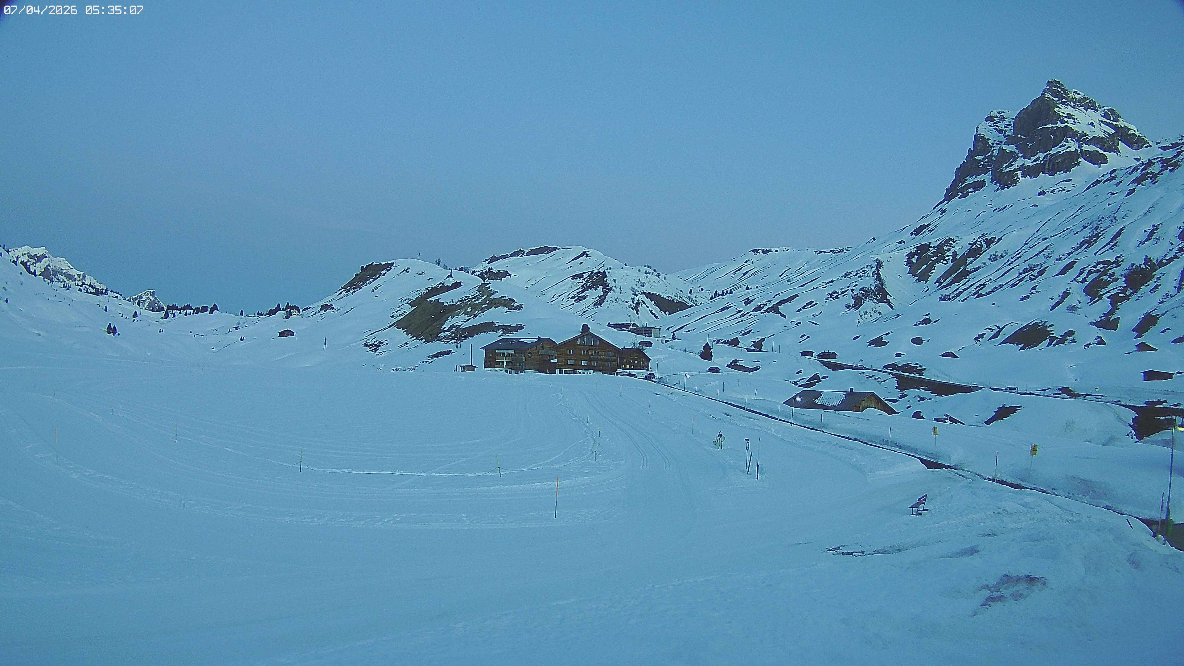 Archiv Foto Webcam Jägeralpe bei Warth