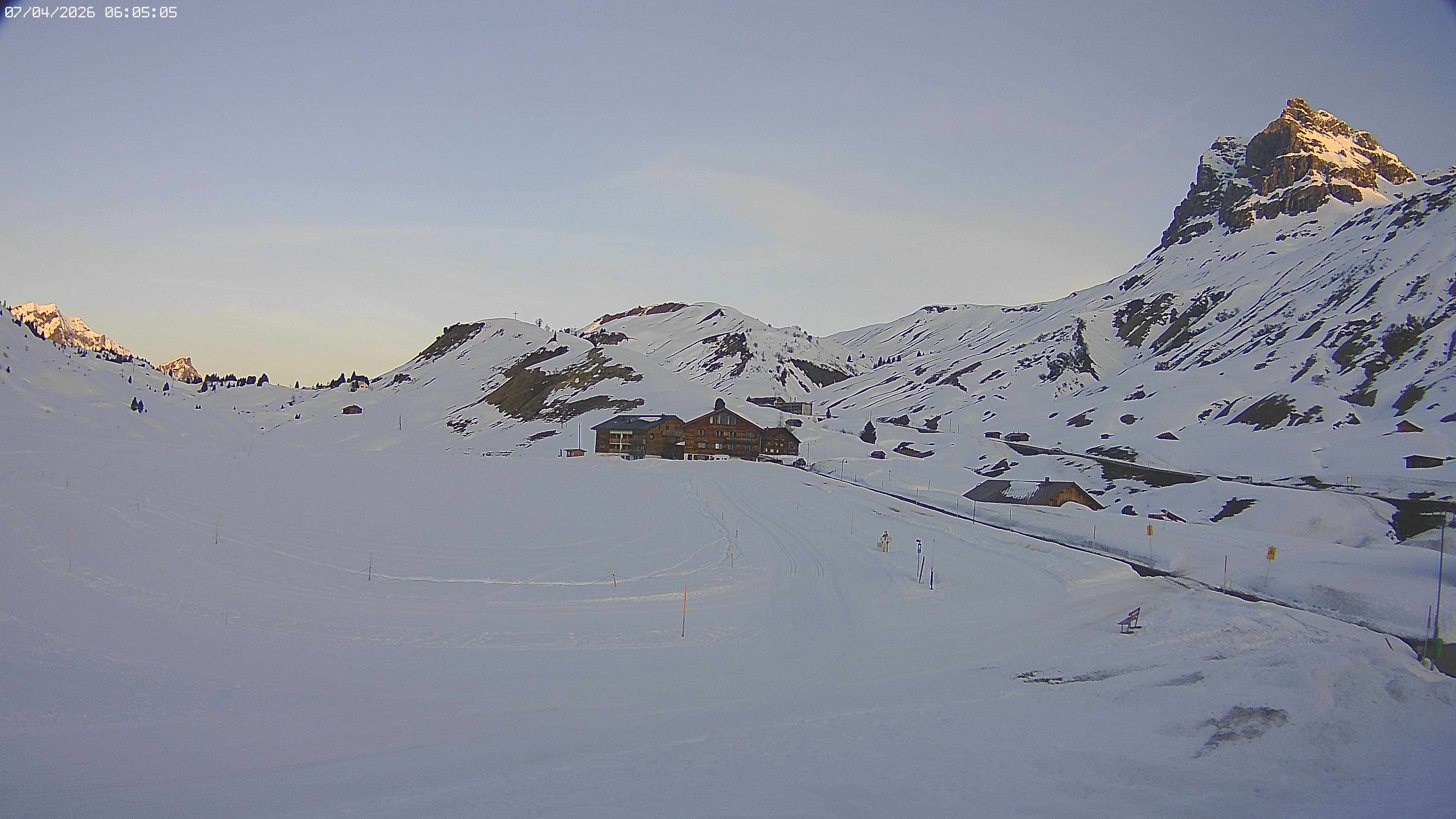 Archiv Foto Webcam Jägeralpe bei Warth