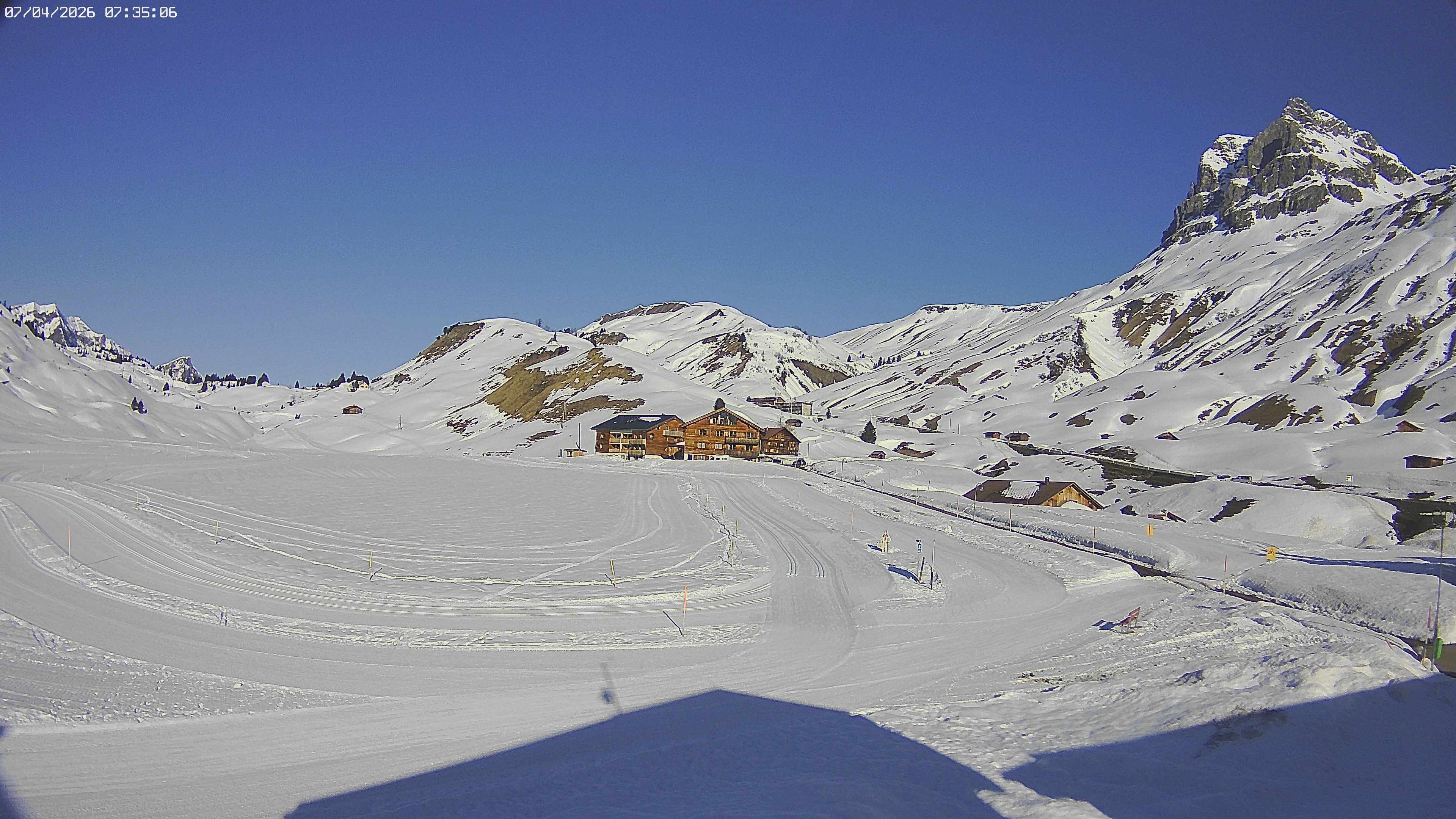 Archiv Foto Webcam Jägeralpe bei Warth