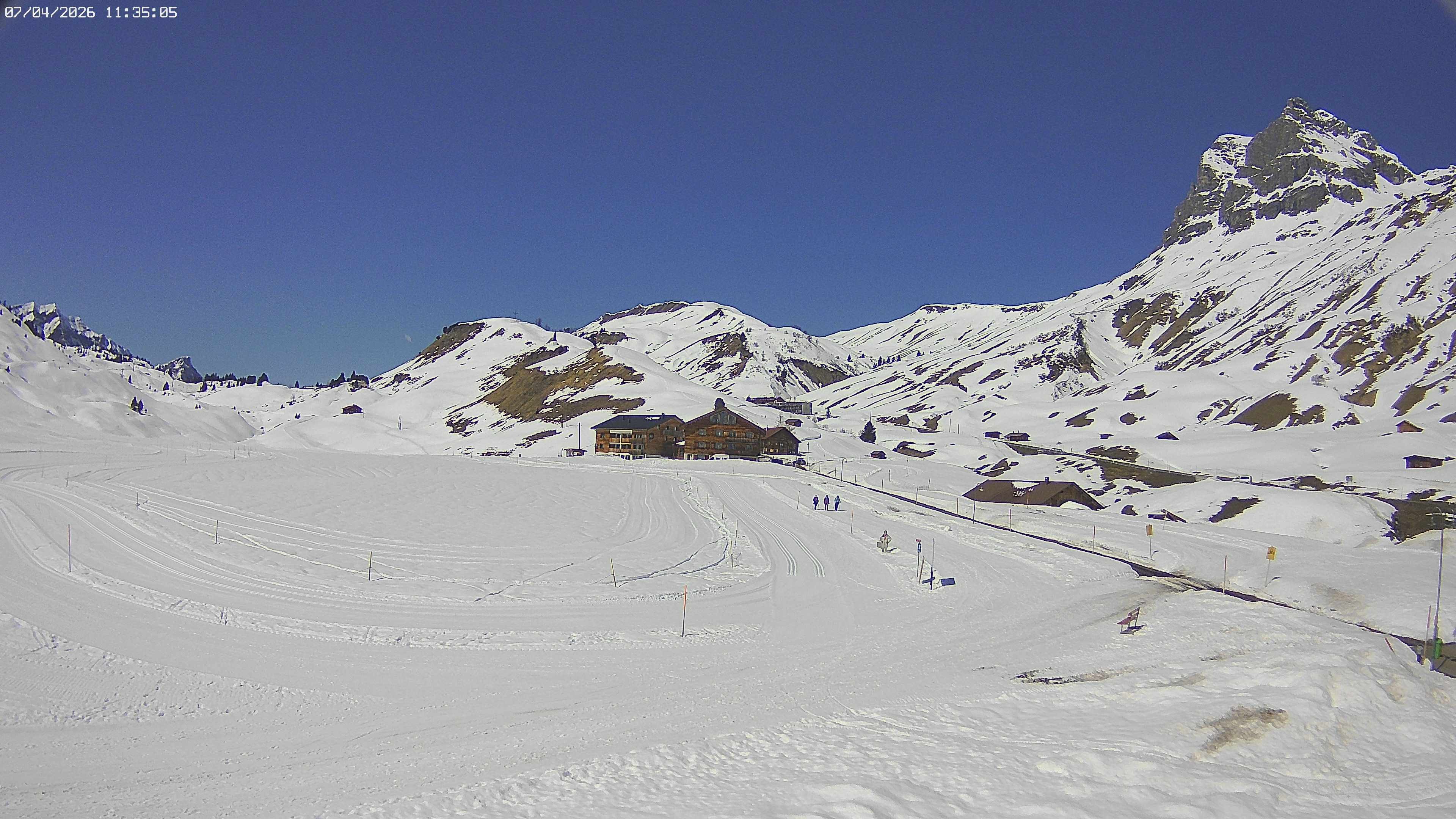 Archiv Foto Webcam Jägeralpe bei Warth