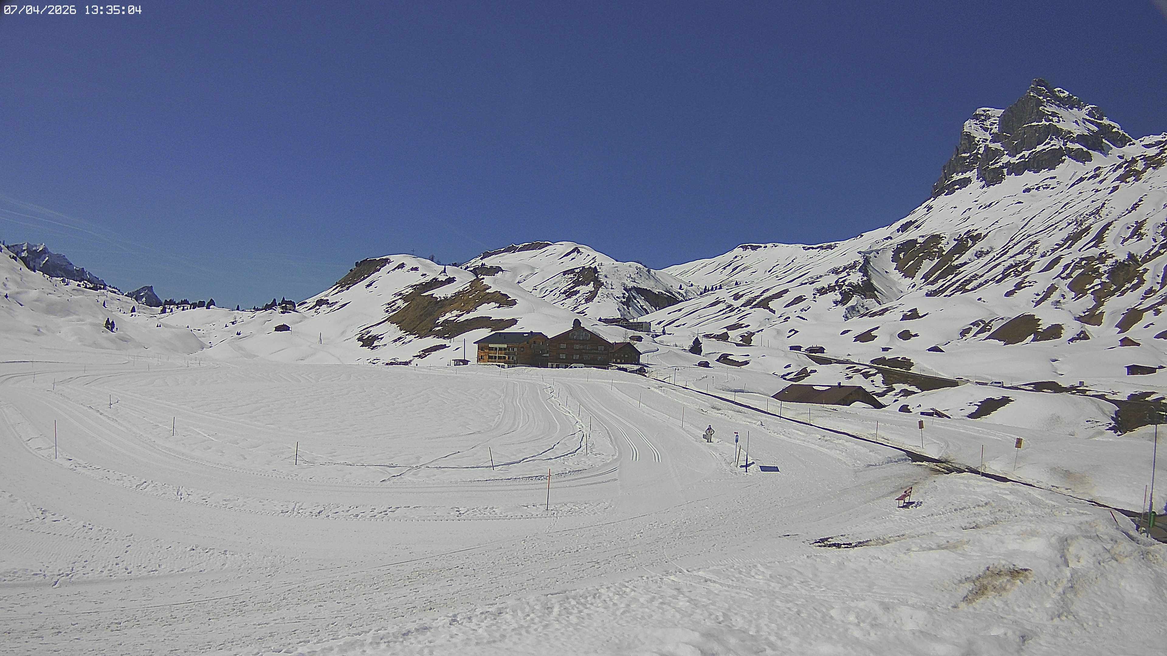 Archiv Foto Webcam Jägeralpe bei Warth