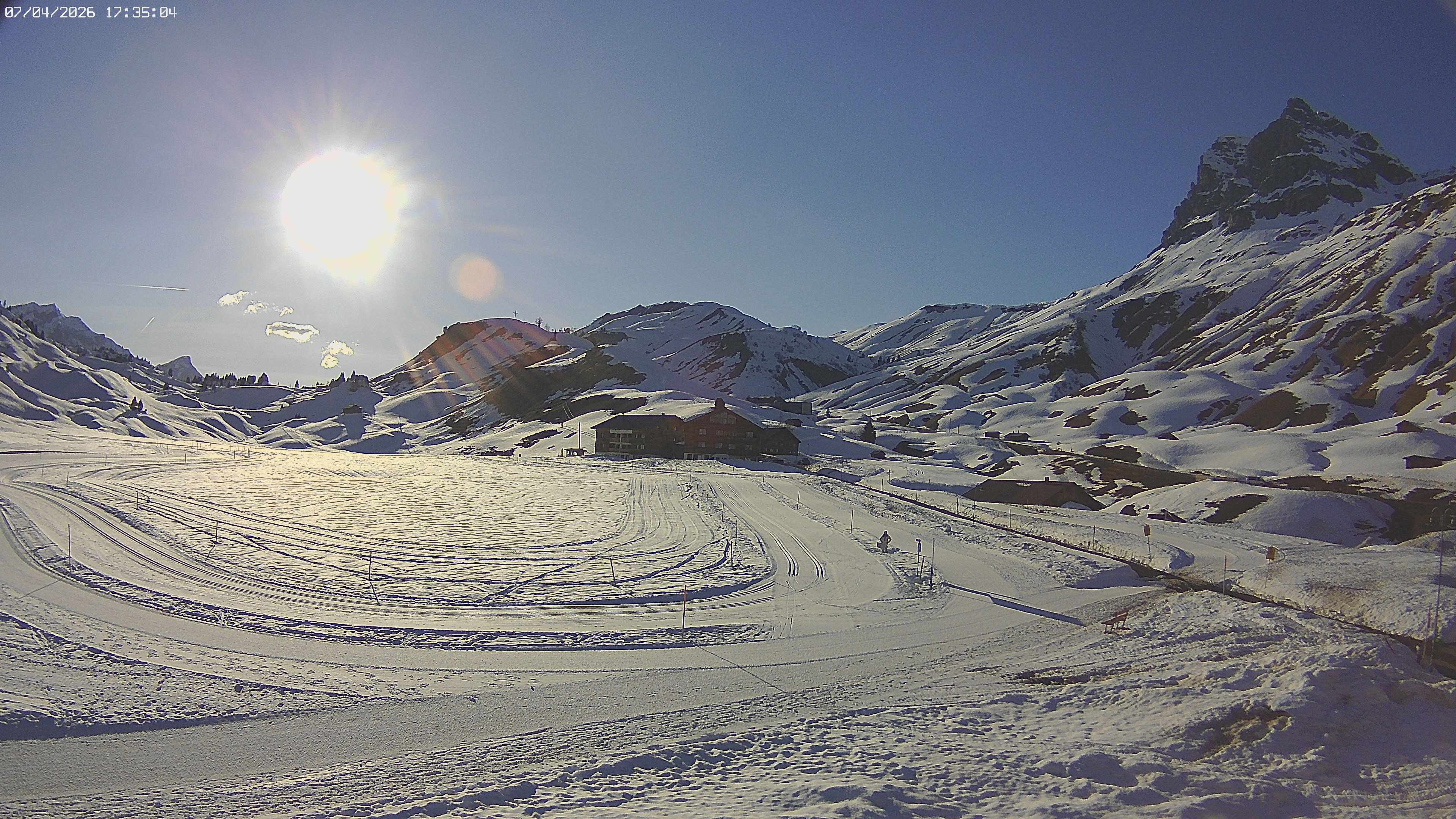 Archiv Foto Webcam Jägeralpe bei Warth