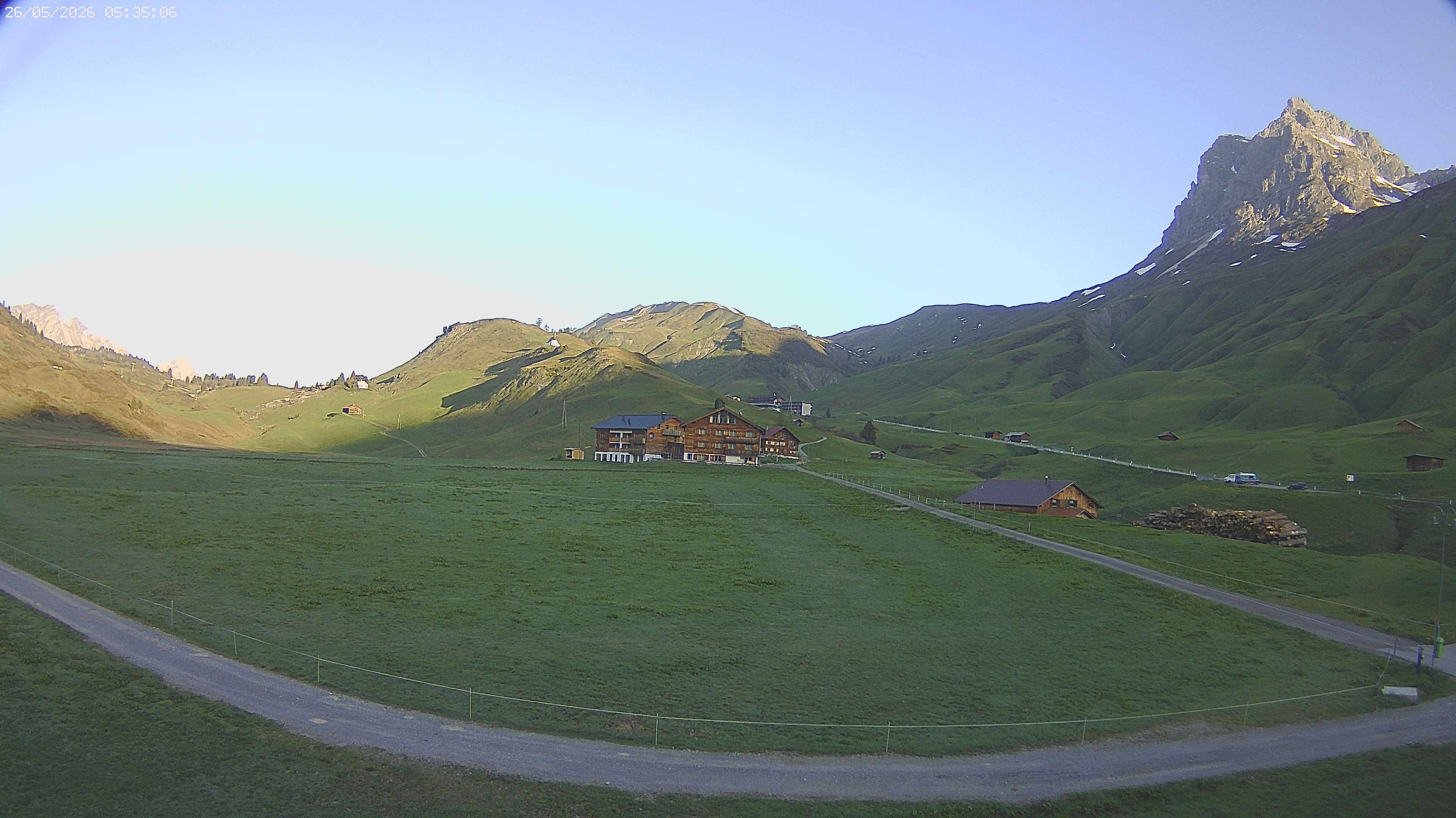 Archiv Foto Webcam Jägeralpe bei Warth
