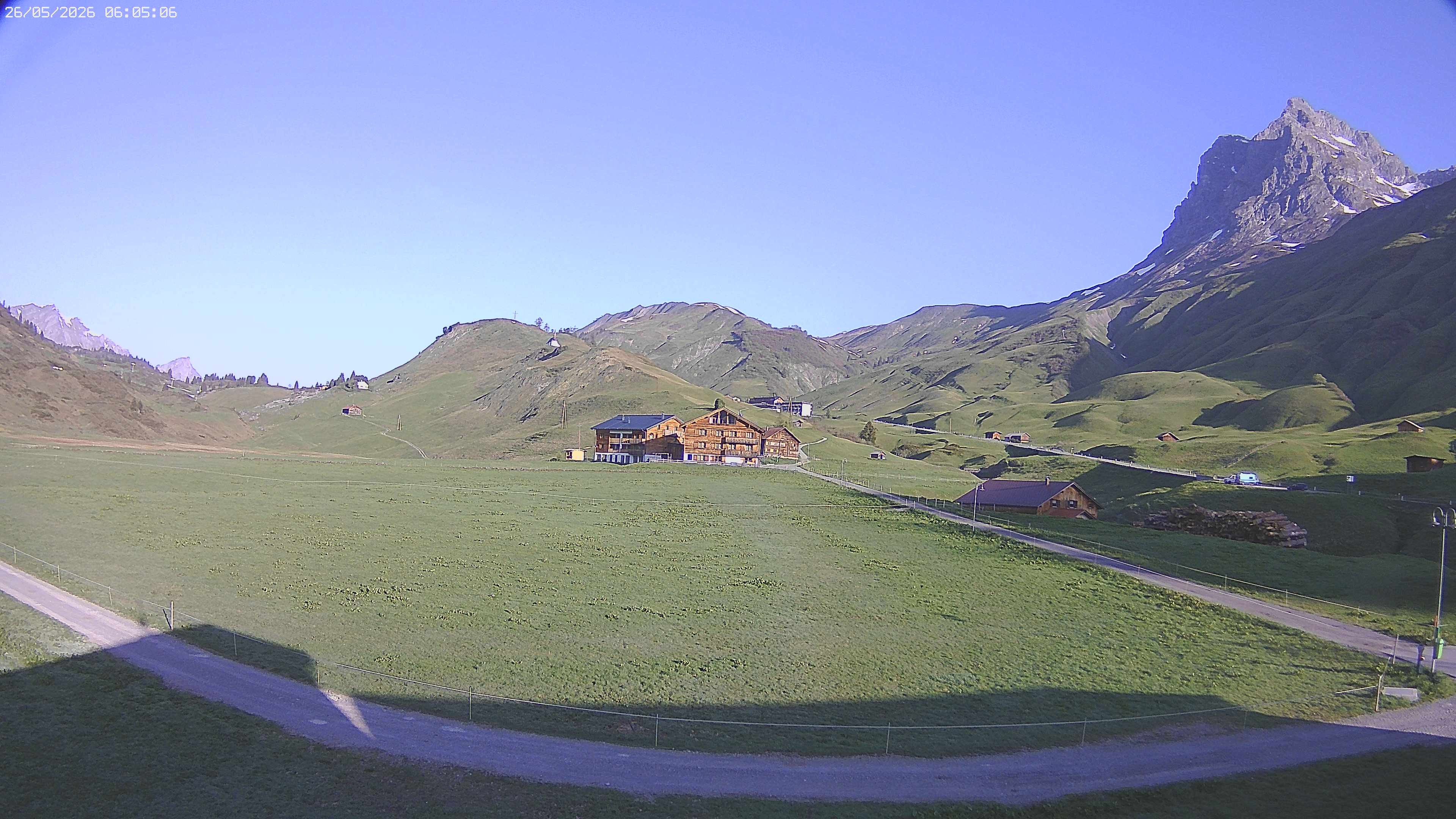 Archiv Foto Webcam Jägeralpe bei Warth