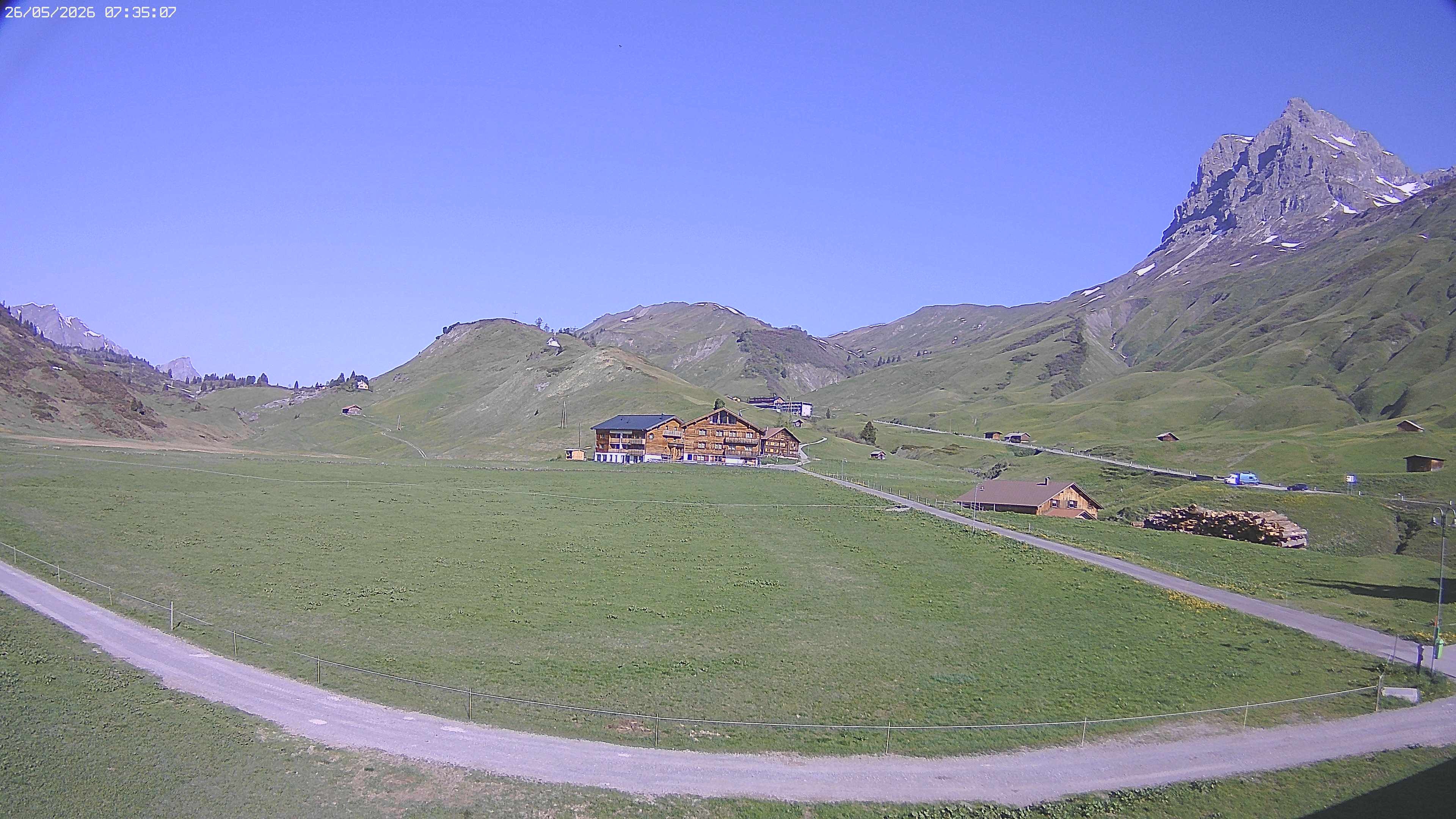 Archiv Foto Webcam Jägeralpe bei Warth