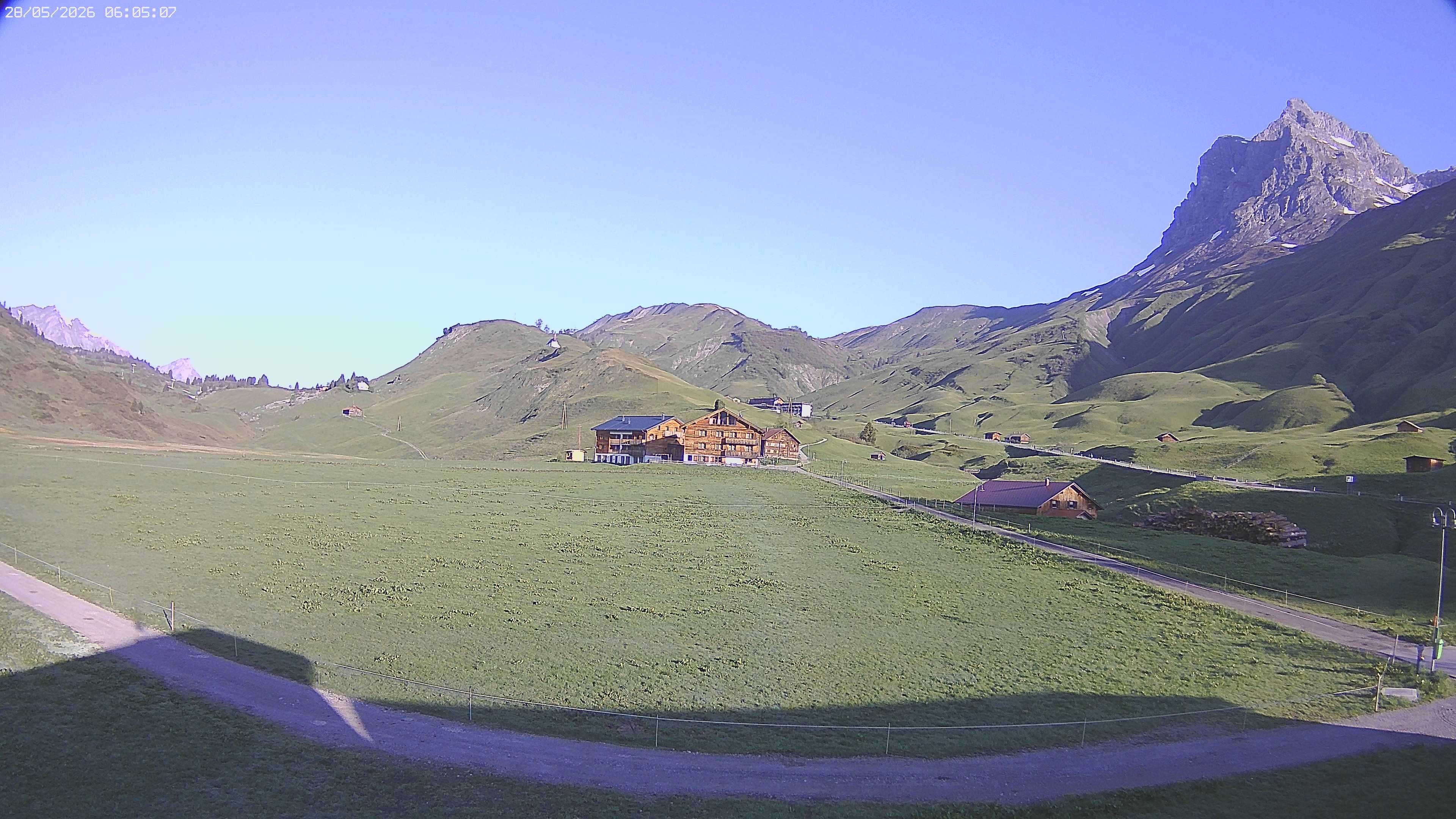 Archived image Webcam Jägeralpe near Warth