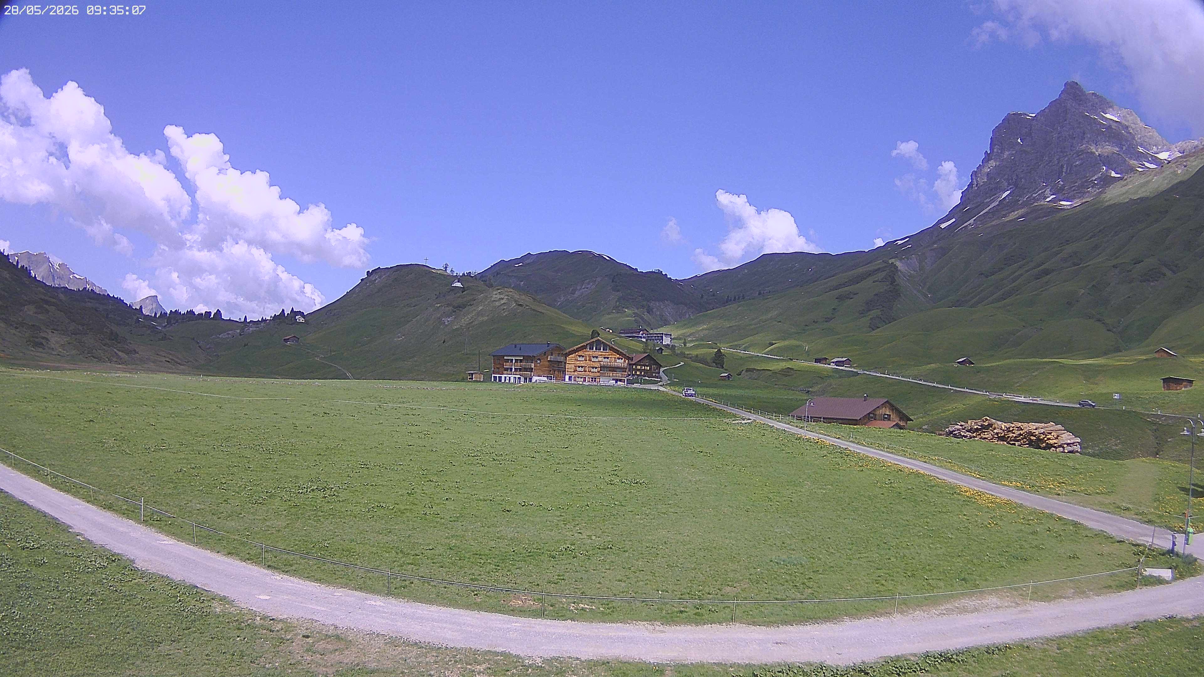 Archived image Webcam Jägeralpe near Warth