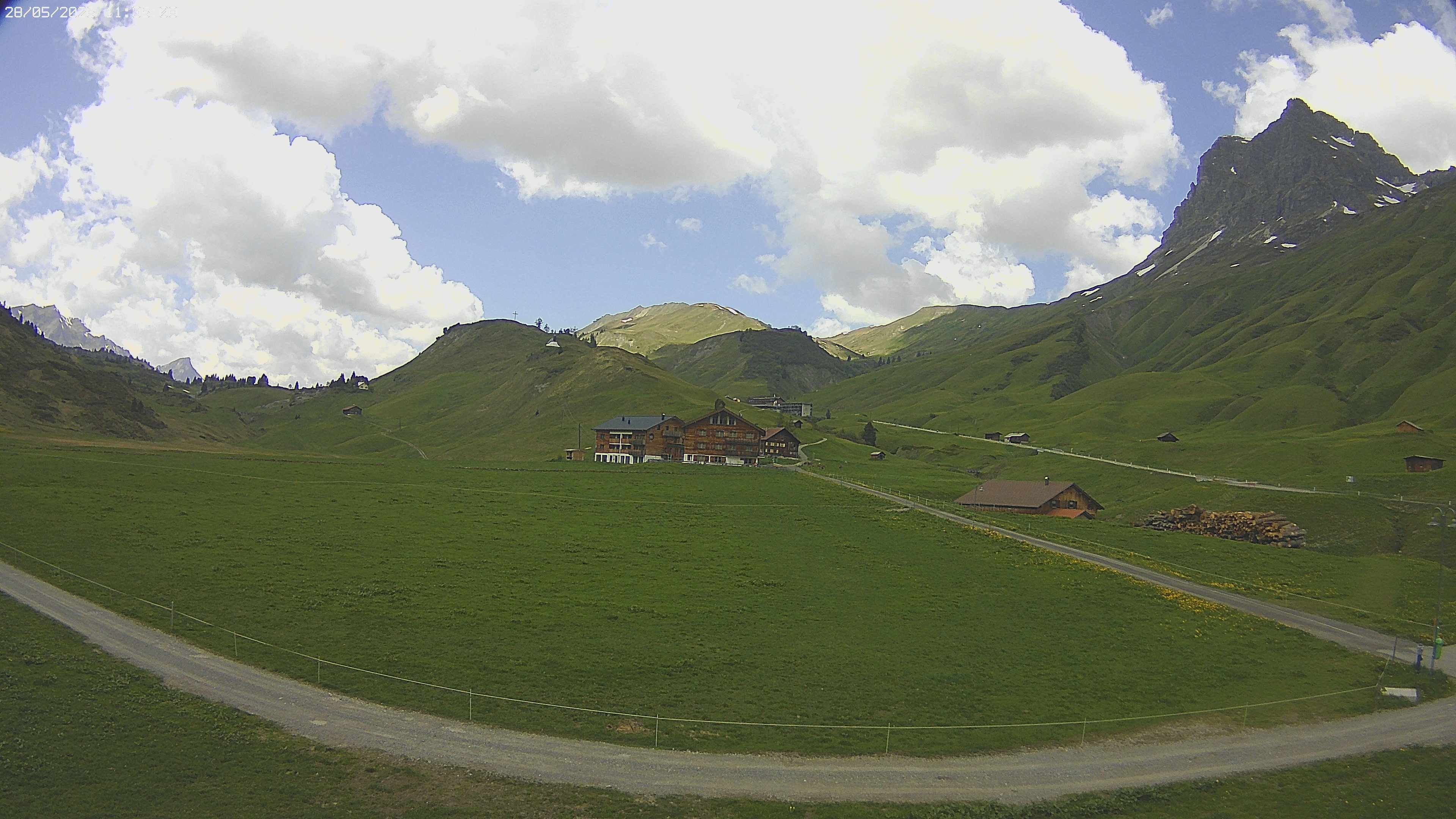 Archived image Webcam Jägeralpe near Warth