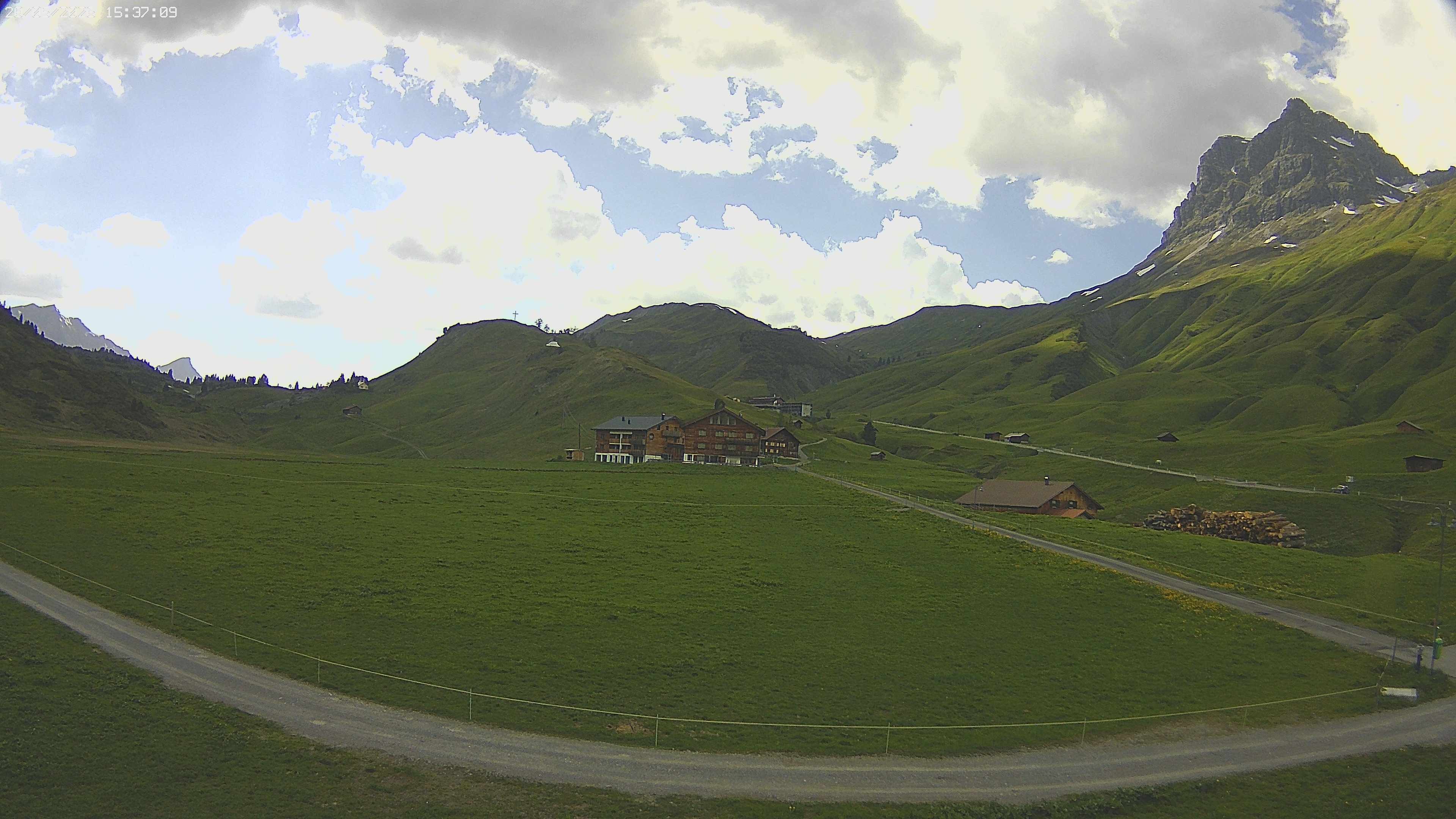 Archived image Webcam Jägeralpe near Warth