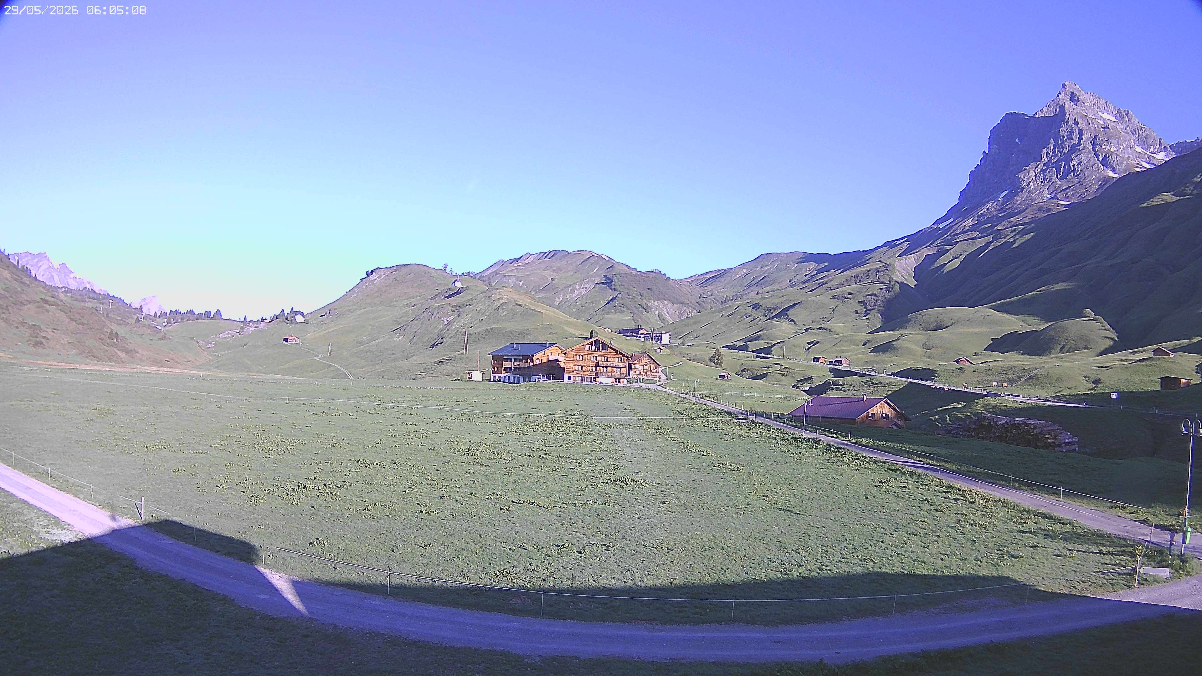 Archived image Webcam Jägeralpe near Warth