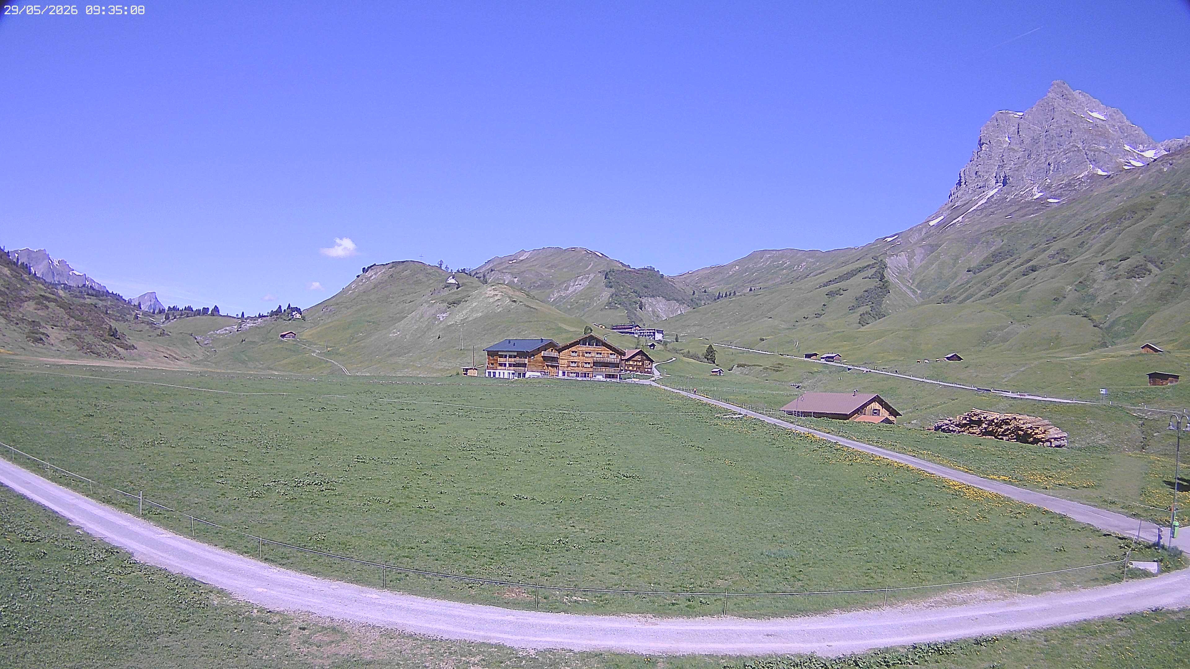 Archived image Webcam Jägeralpe near Warth