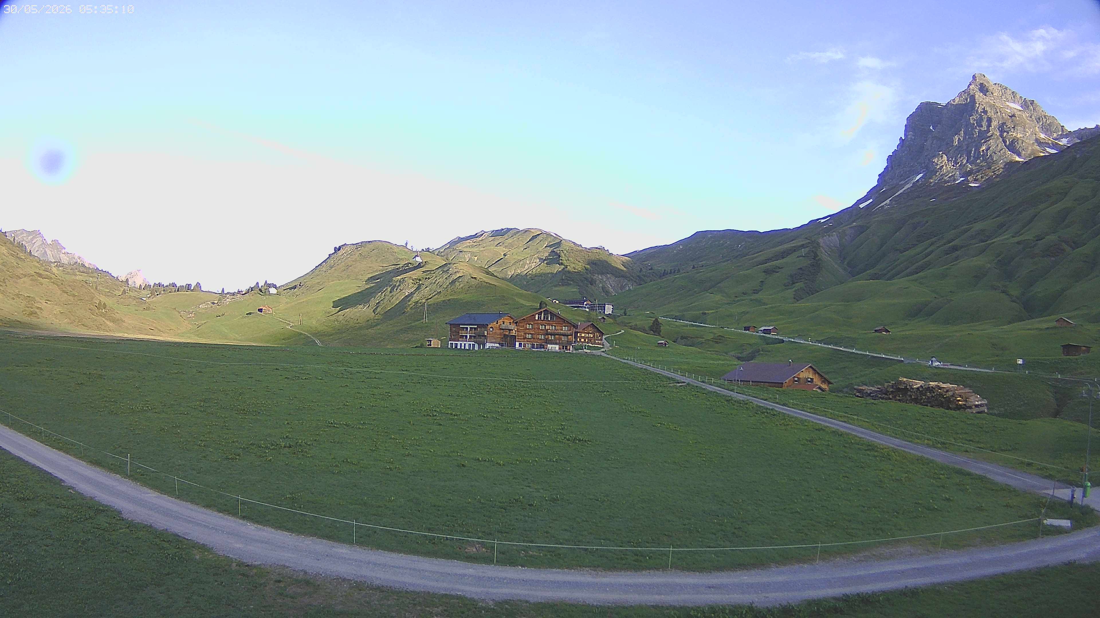 Archived image Webcam Jägeralpe near Warth