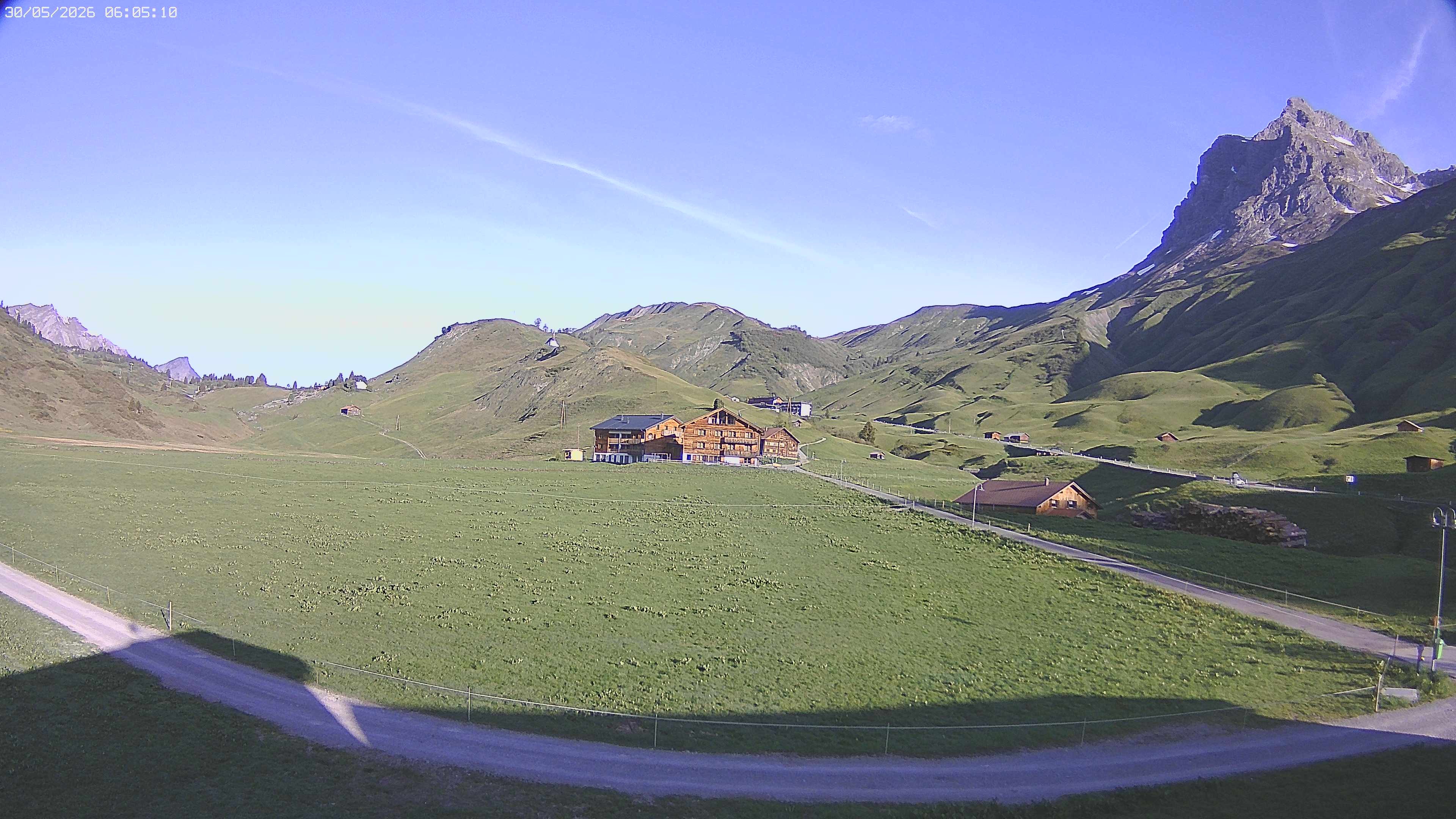 Archived image Webcam Jägeralpe near Warth