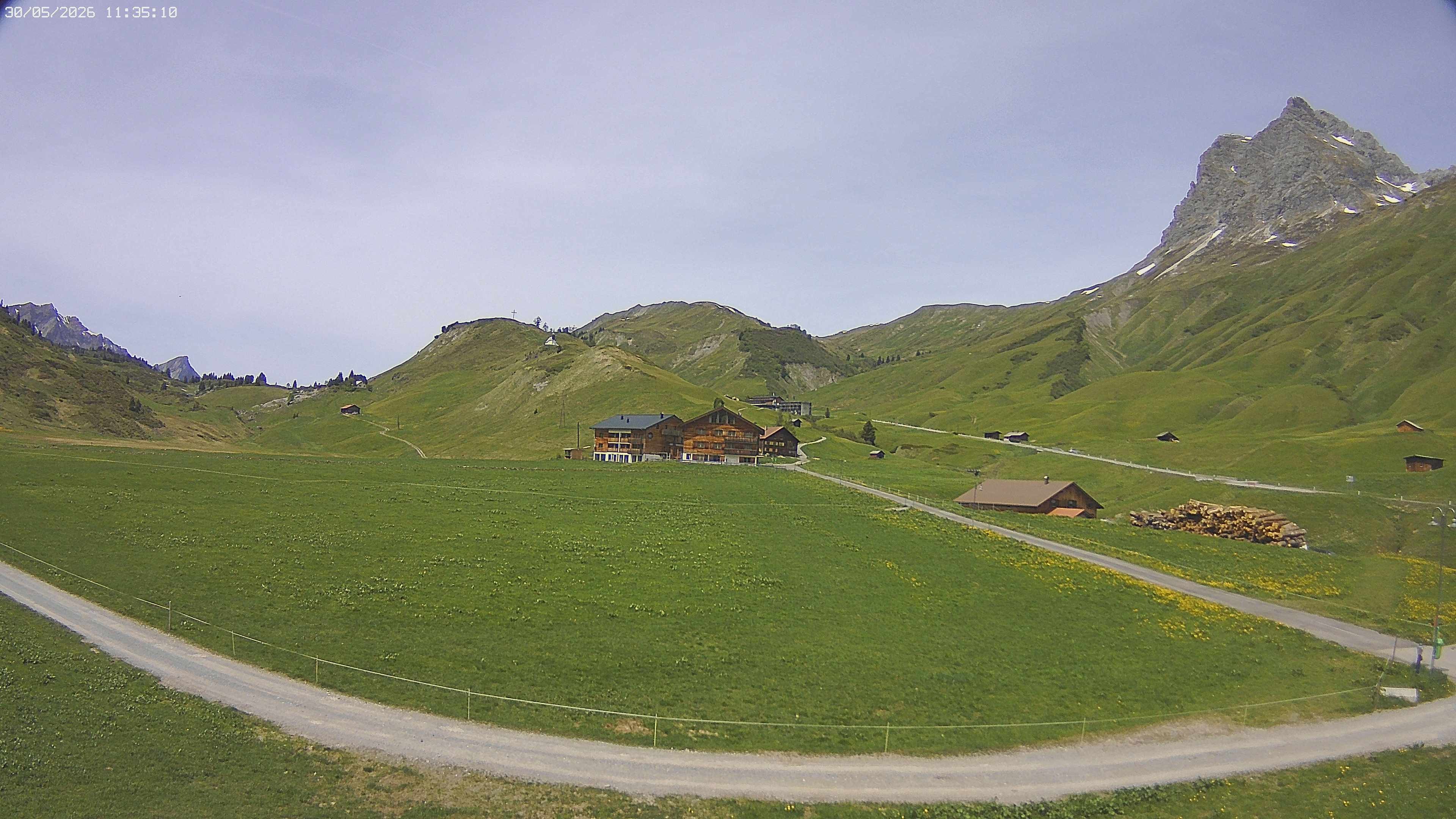 Archived image Webcam Jägeralpe near Warth
