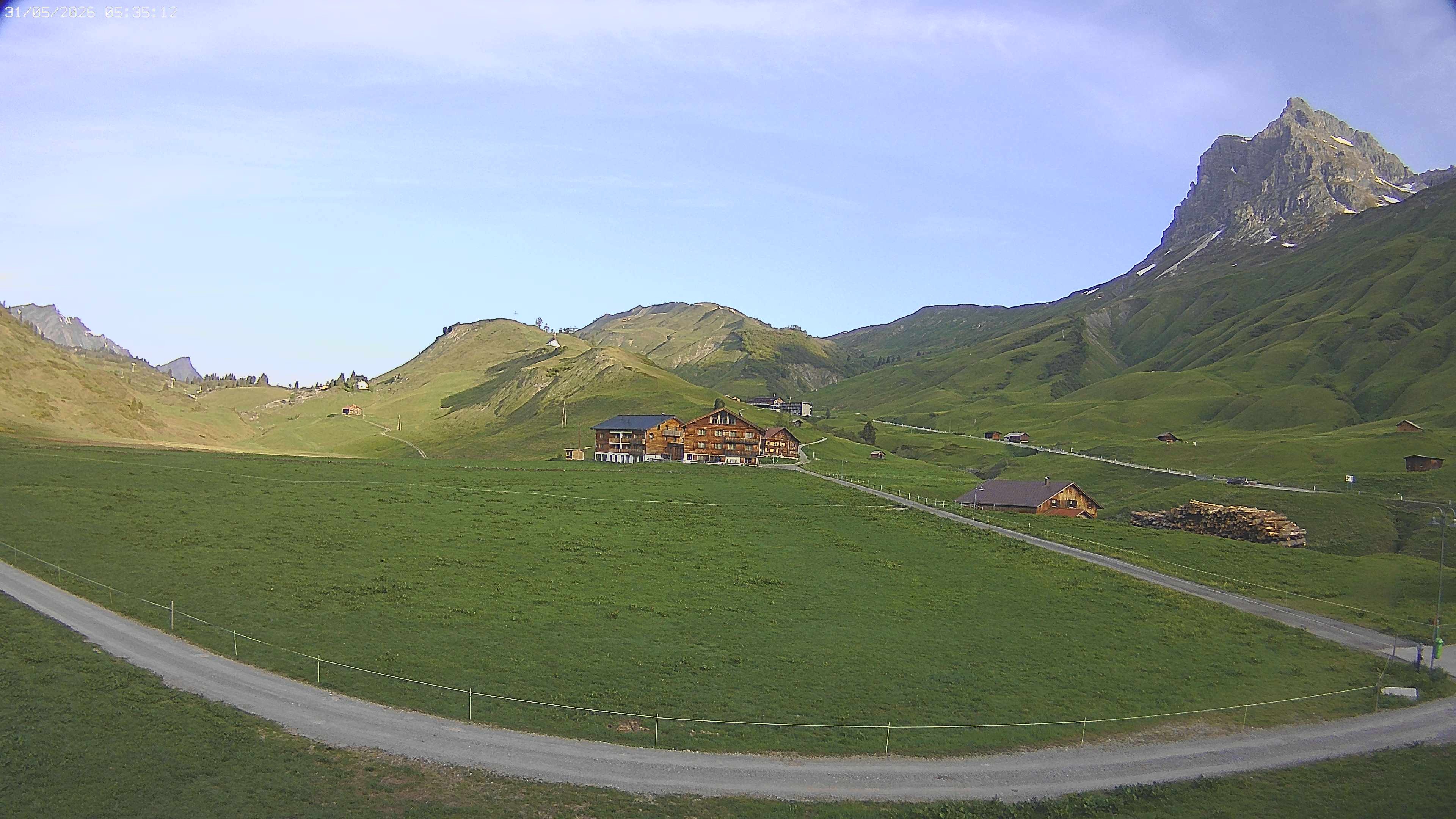 Archiv Foto Webcam Jägeralpe bei Warth