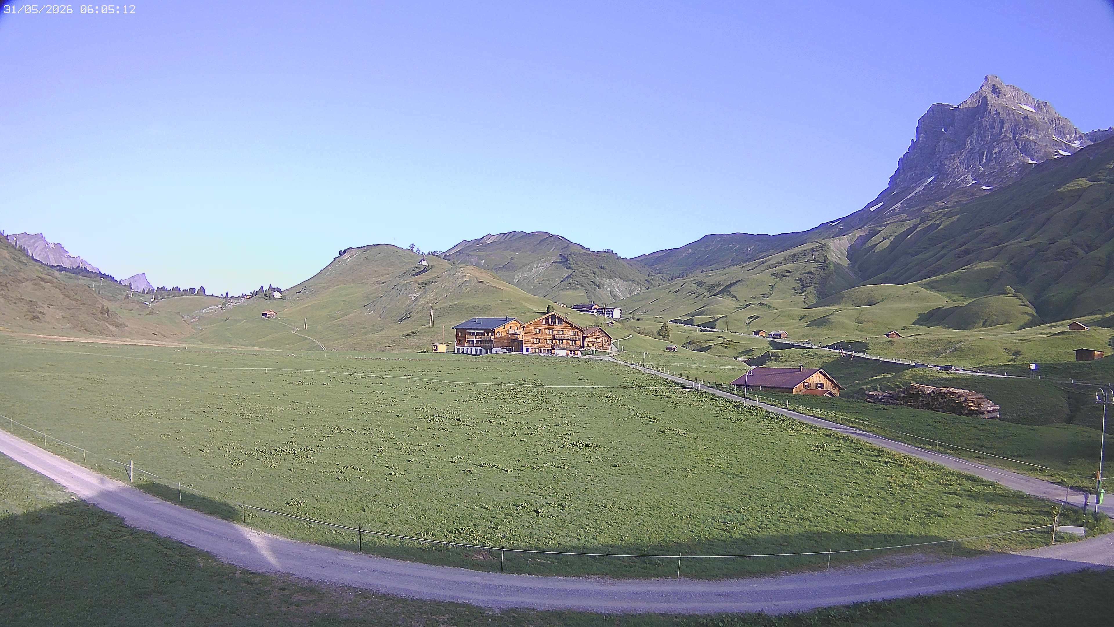 Archiv Foto Webcam Jägeralpe bei Warth