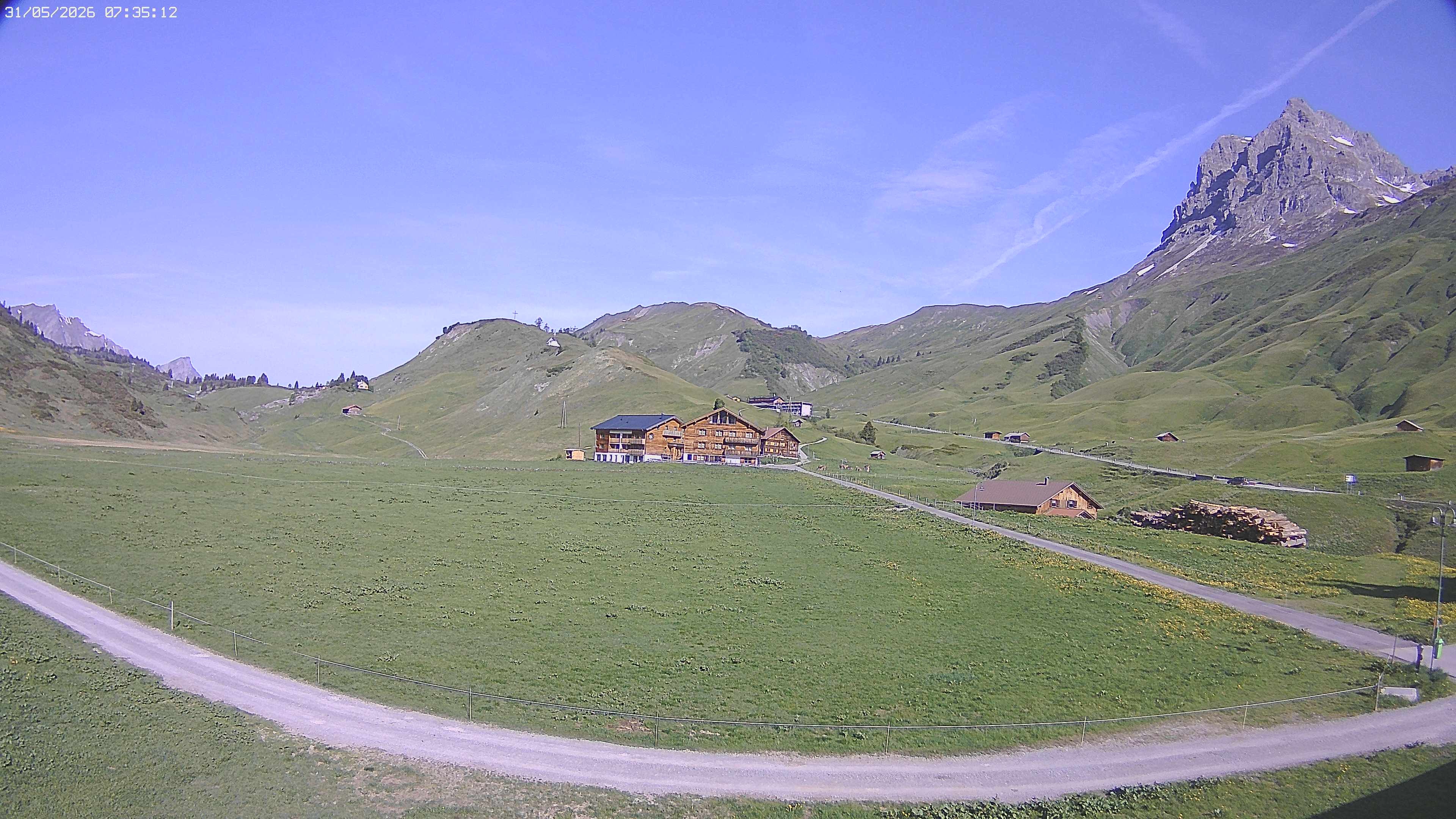 Archiv Foto Webcam Jägeralpe bei Warth