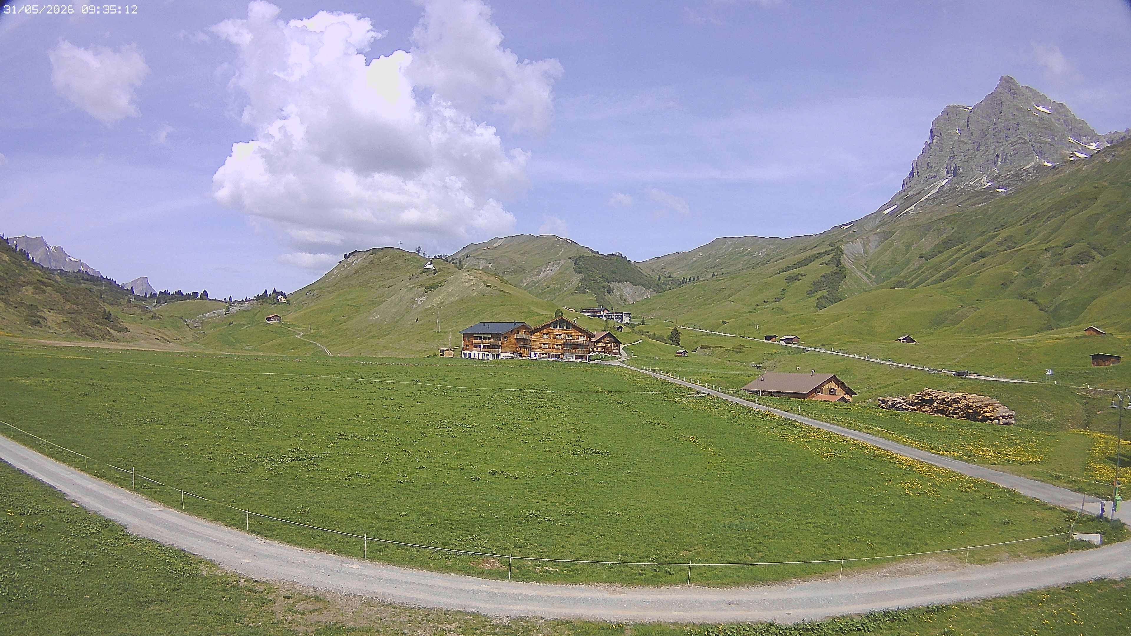 Archiv Foto Webcam Jägeralpe bei Warth