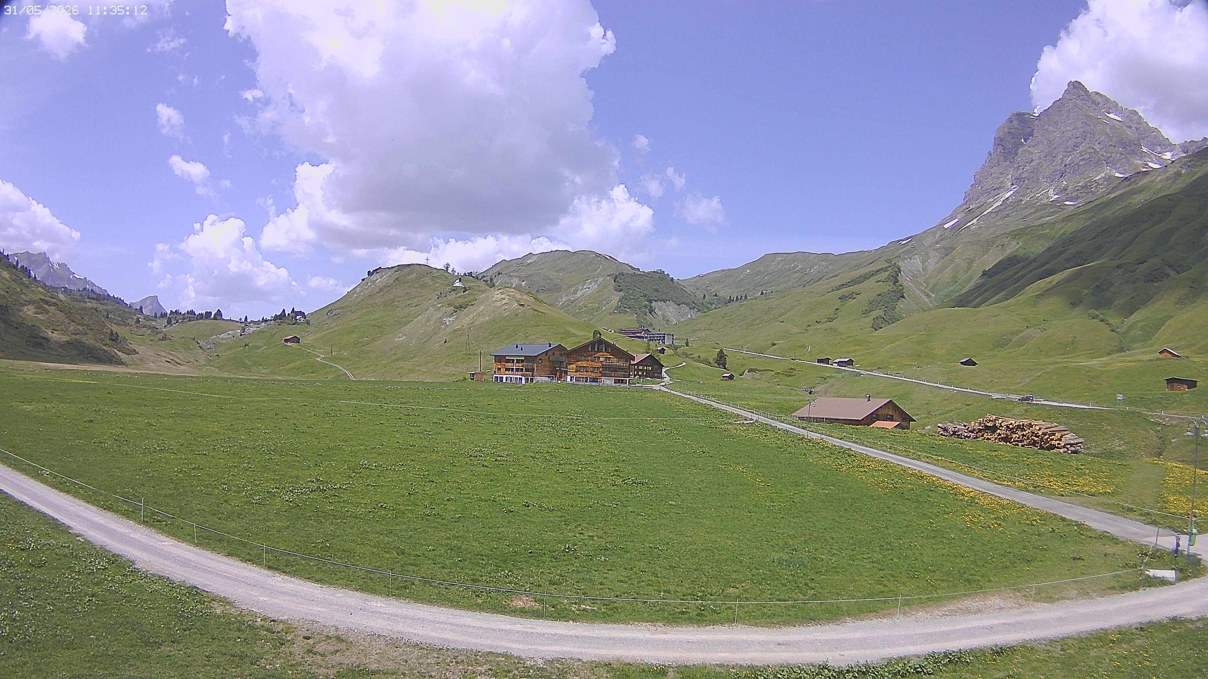 Archiv Foto Webcam Jägeralpe bei Warth