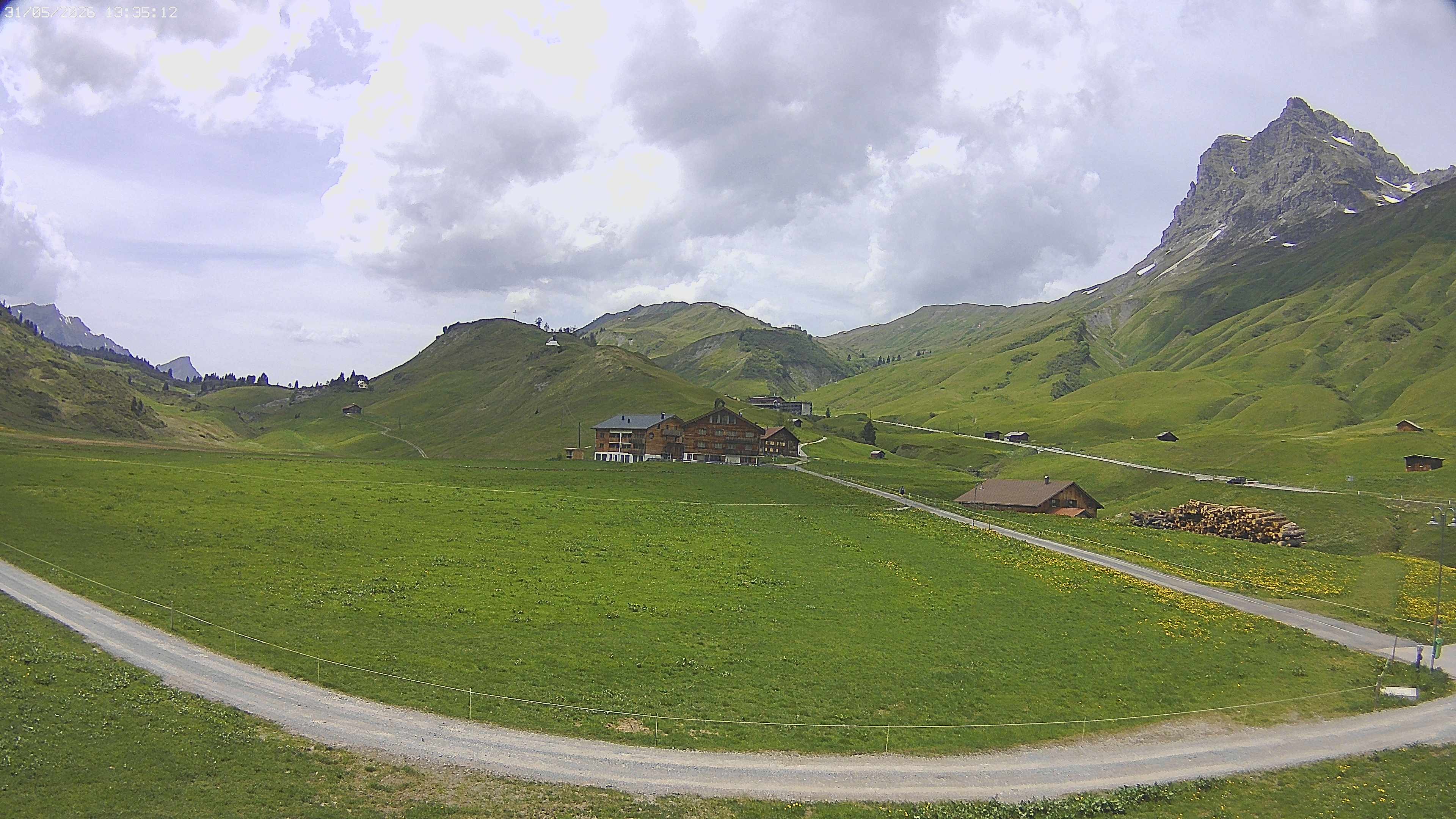 Archiv Foto Webcam Jägeralpe bei Warth