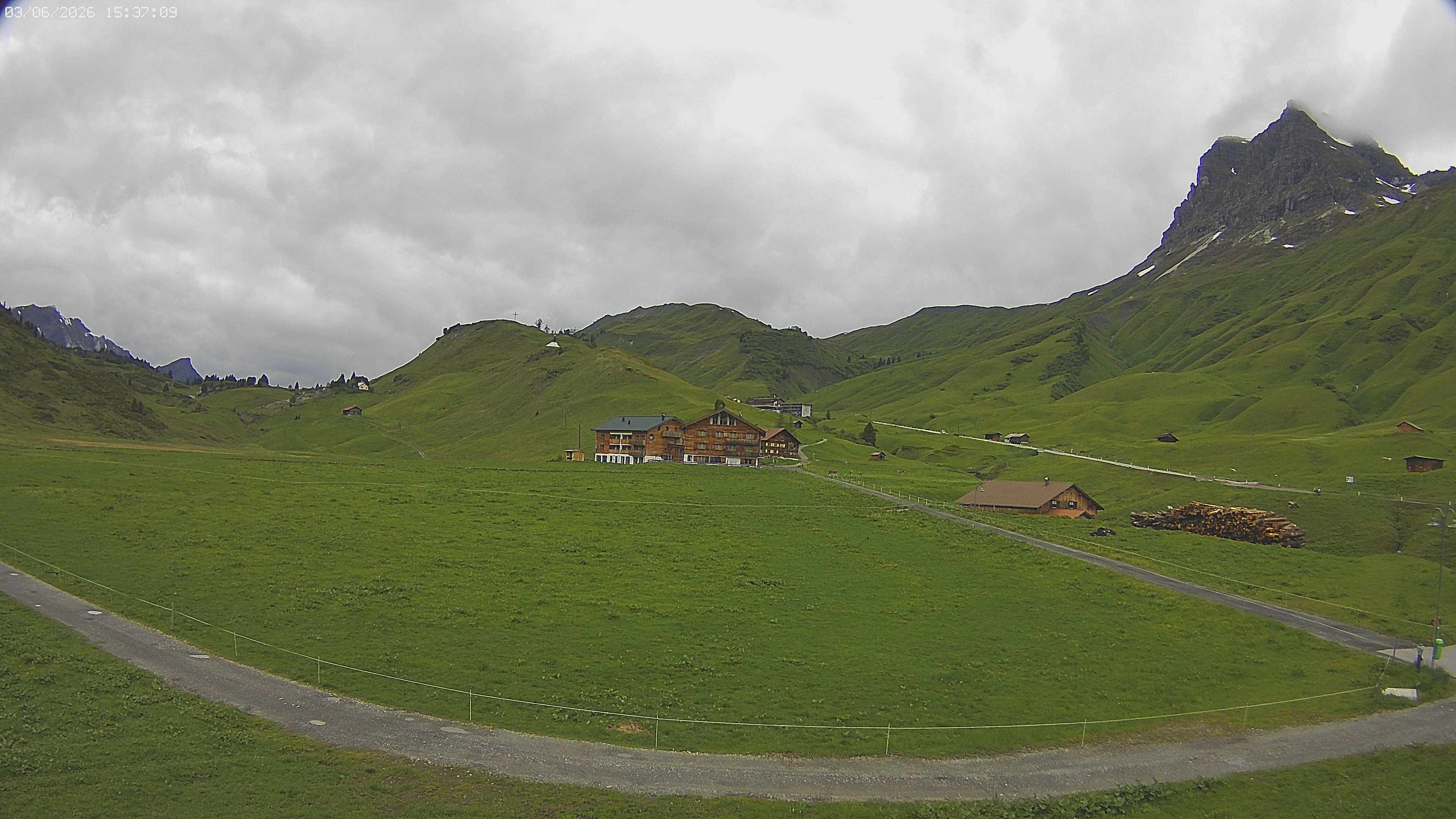 Archiv Foto Webcam Jägeralpe bei Warth