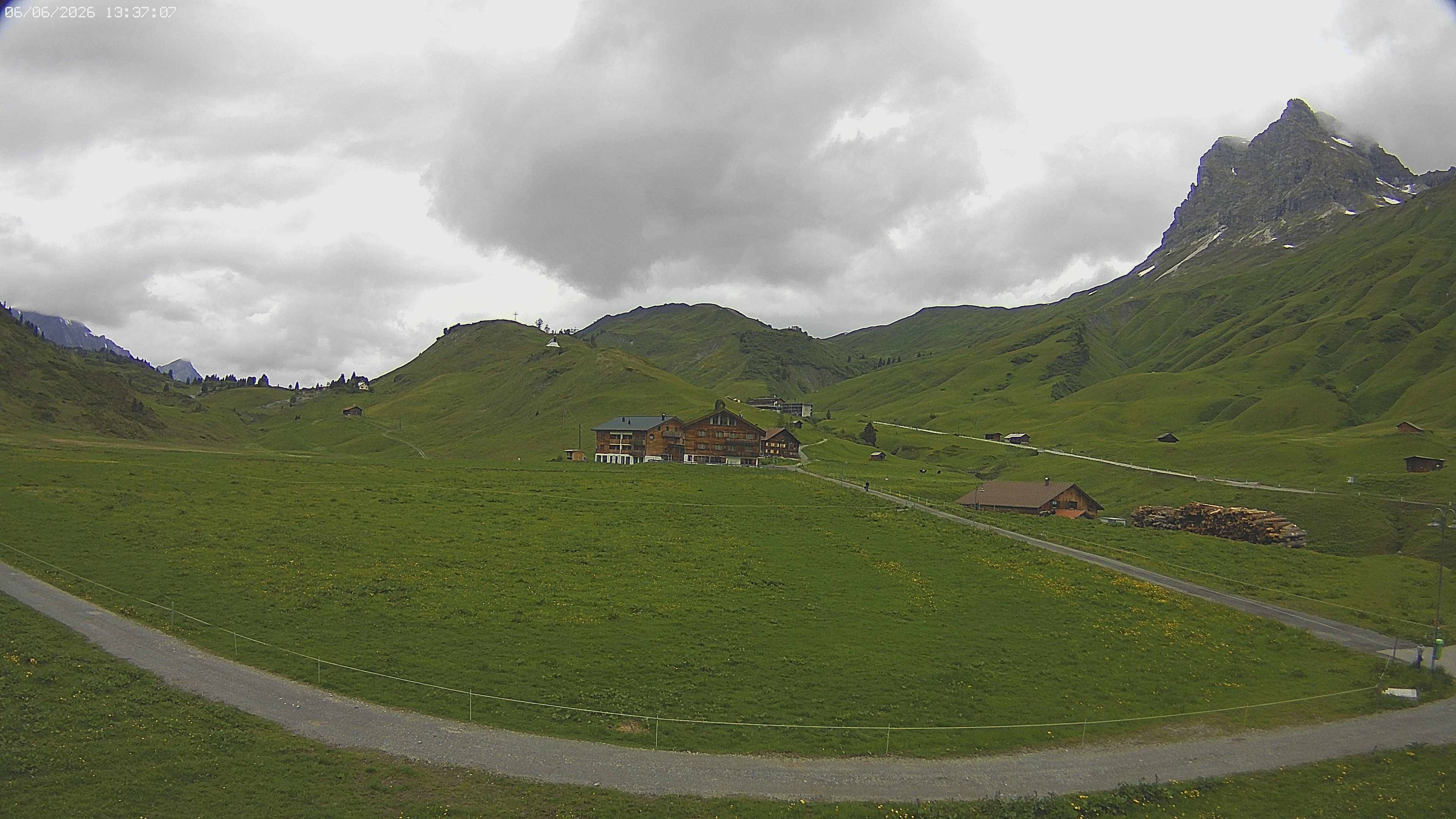 Archived image Webcam Jägeralpe near Warth