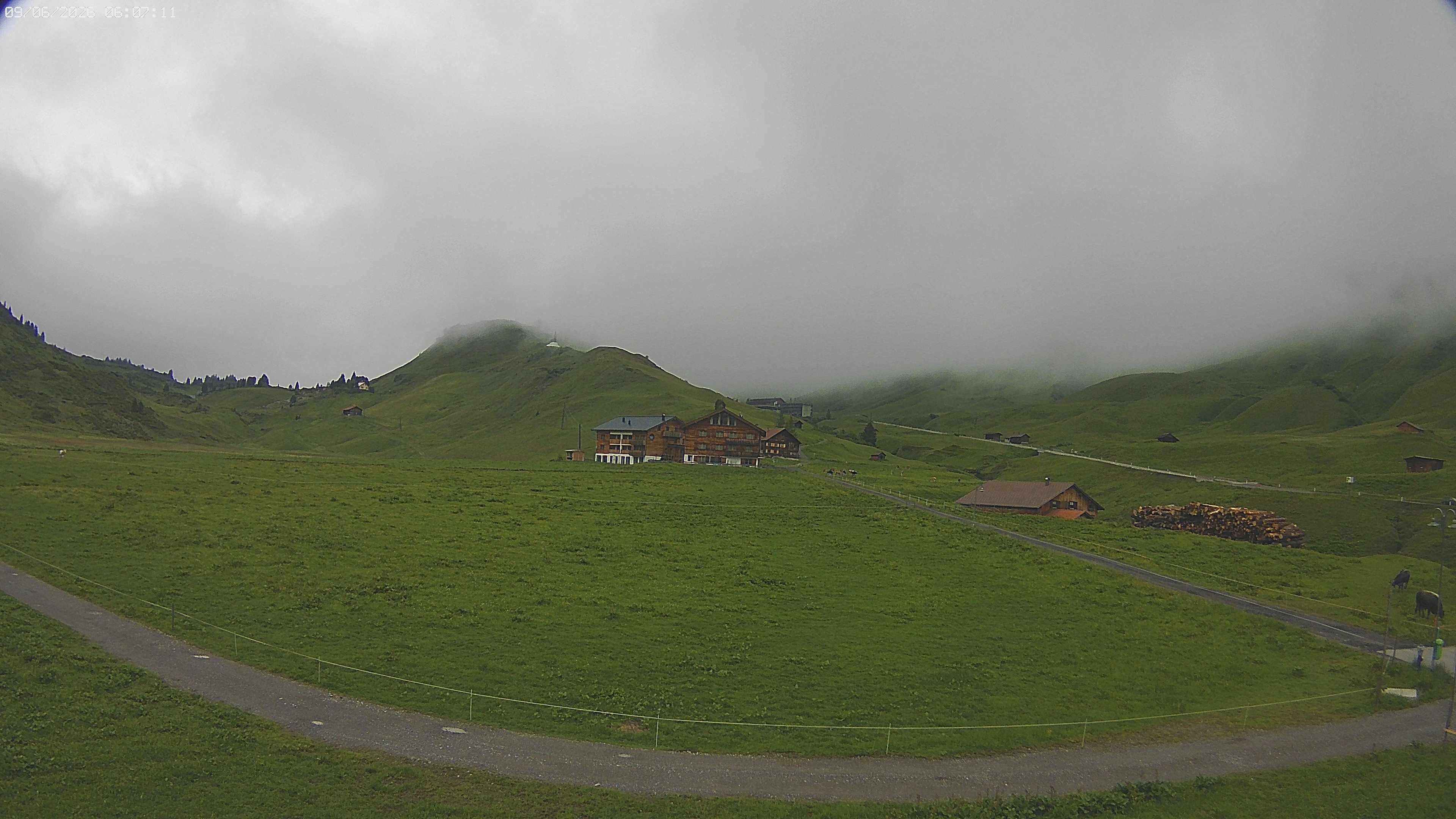 Archived image Webcam Jägeralpe near Warth