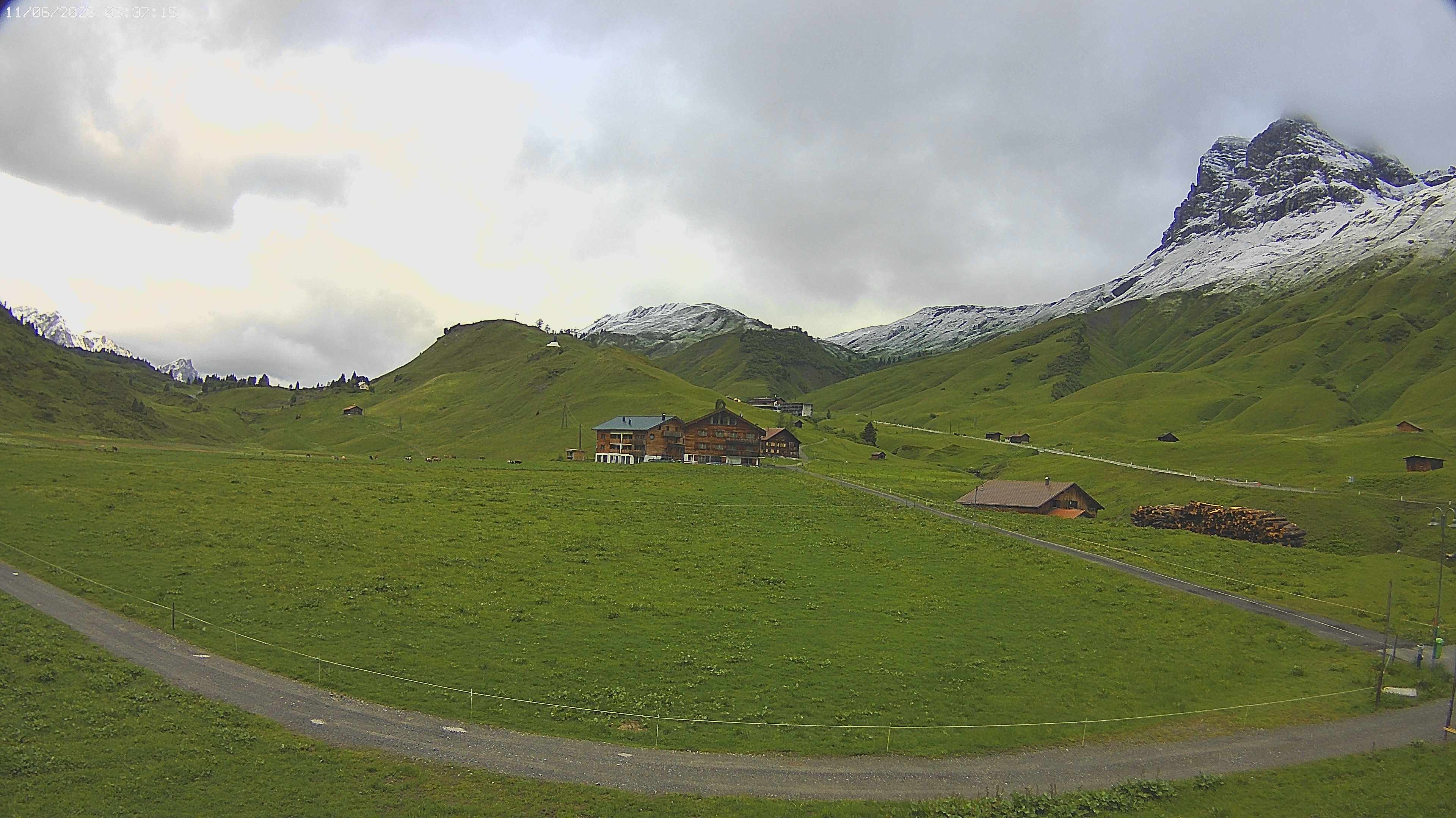 Archived image Webcam Jägeralpe near Warth