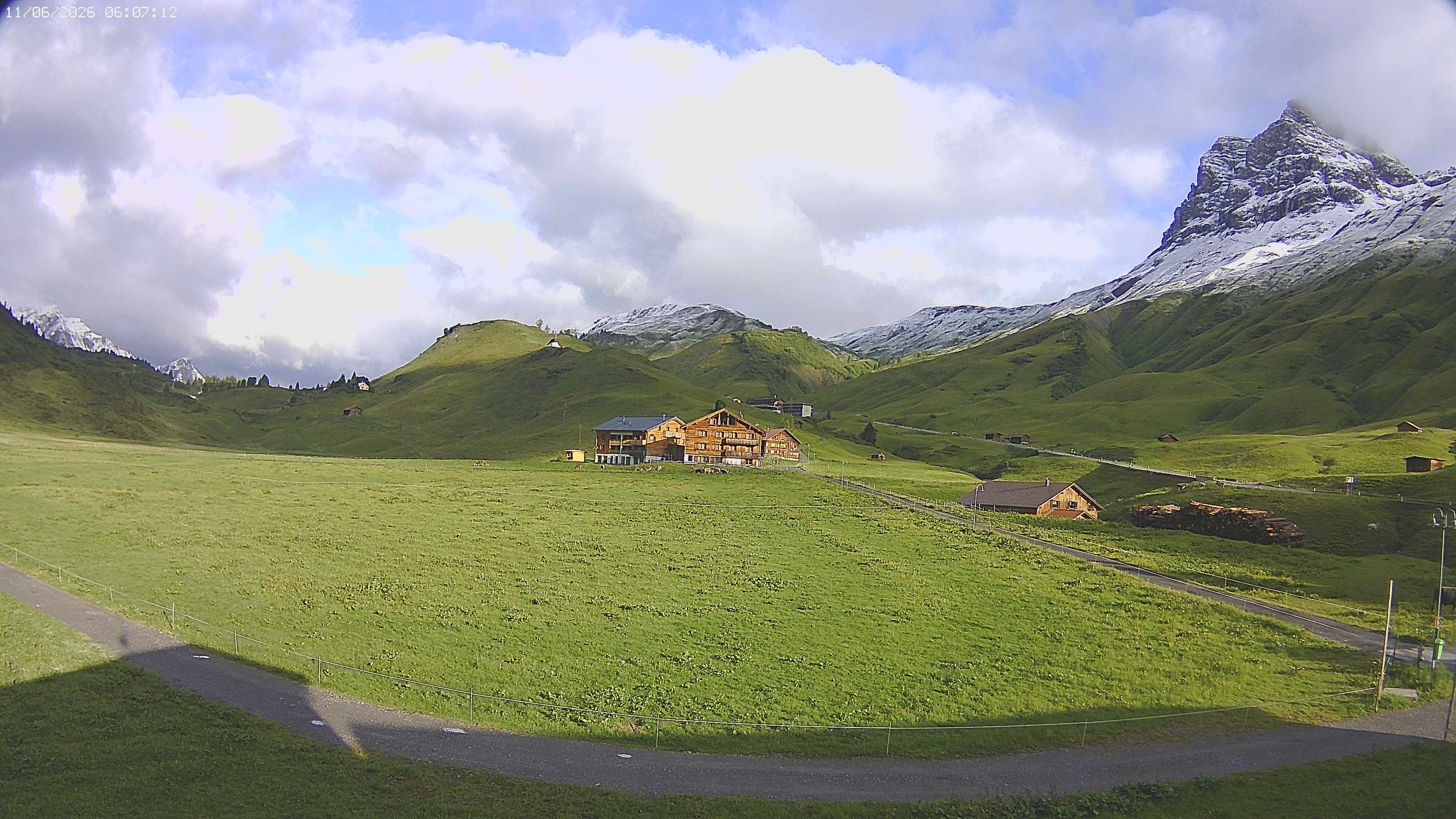 Archived image Webcam Jägeralpe near Warth