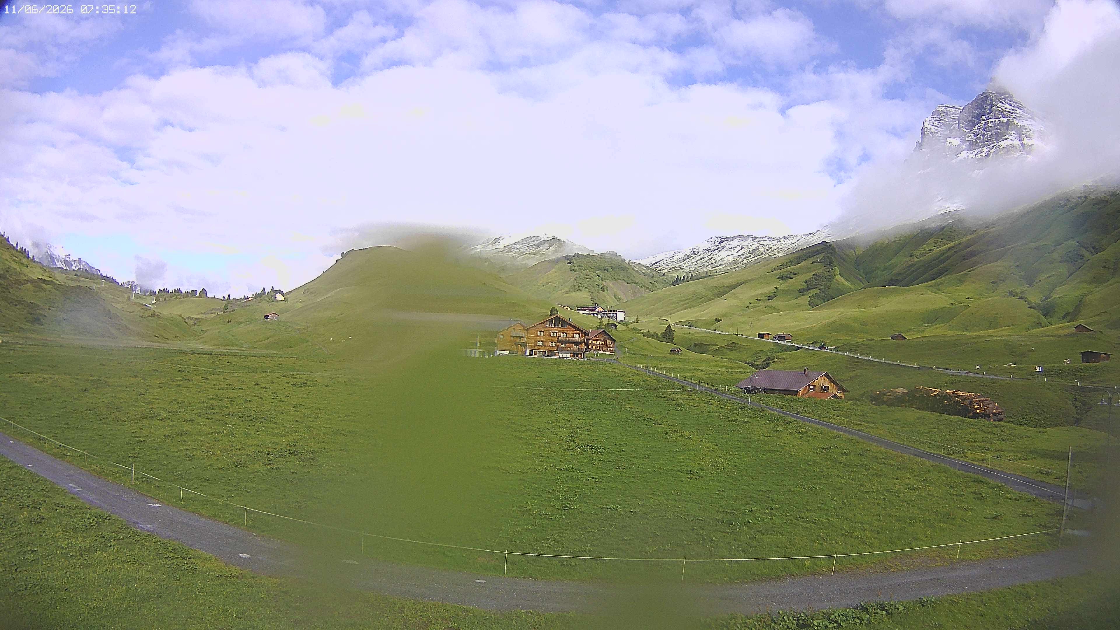 Archived image Webcam Jägeralpe near Warth