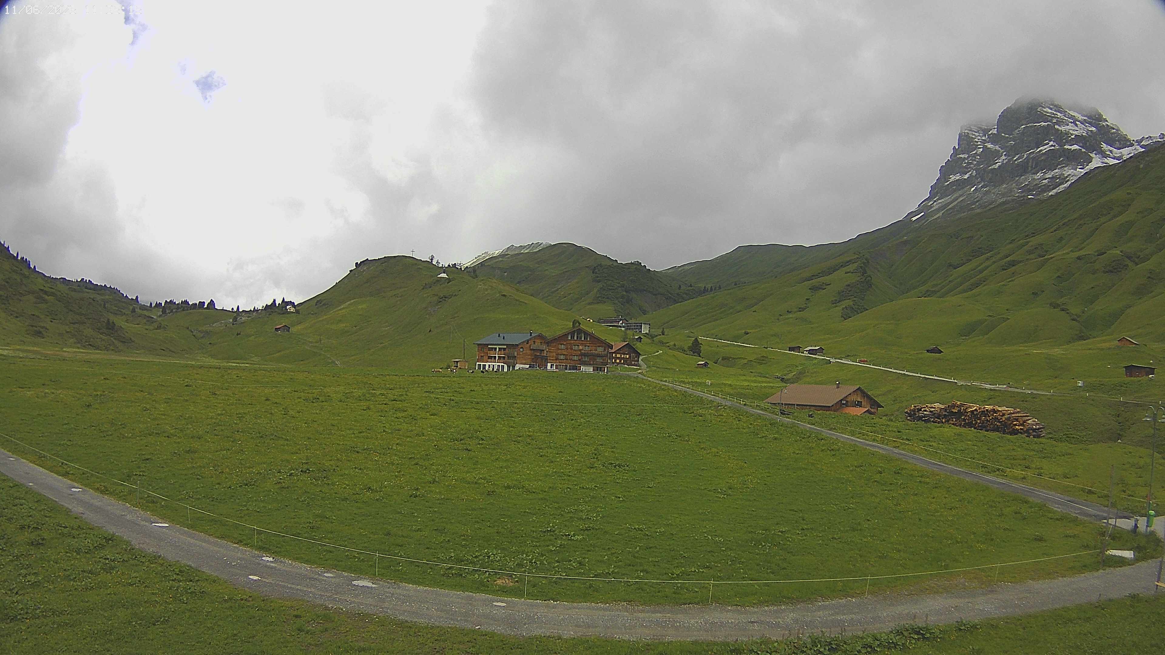 Archived image Webcam Jägeralpe near Warth