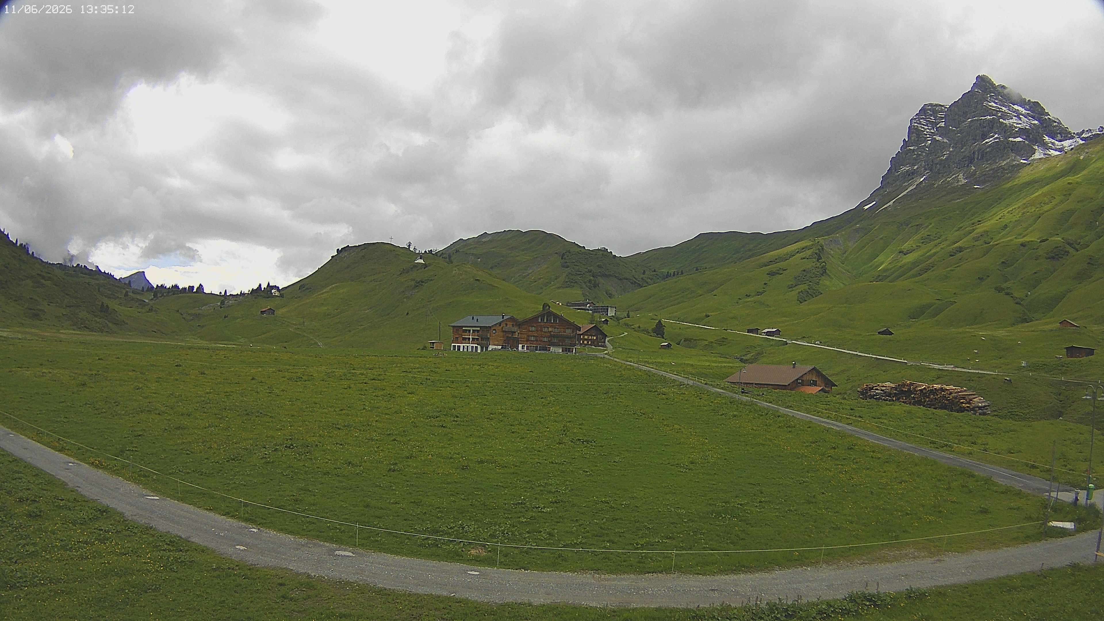 Archived image Webcam Jägeralpe near Warth