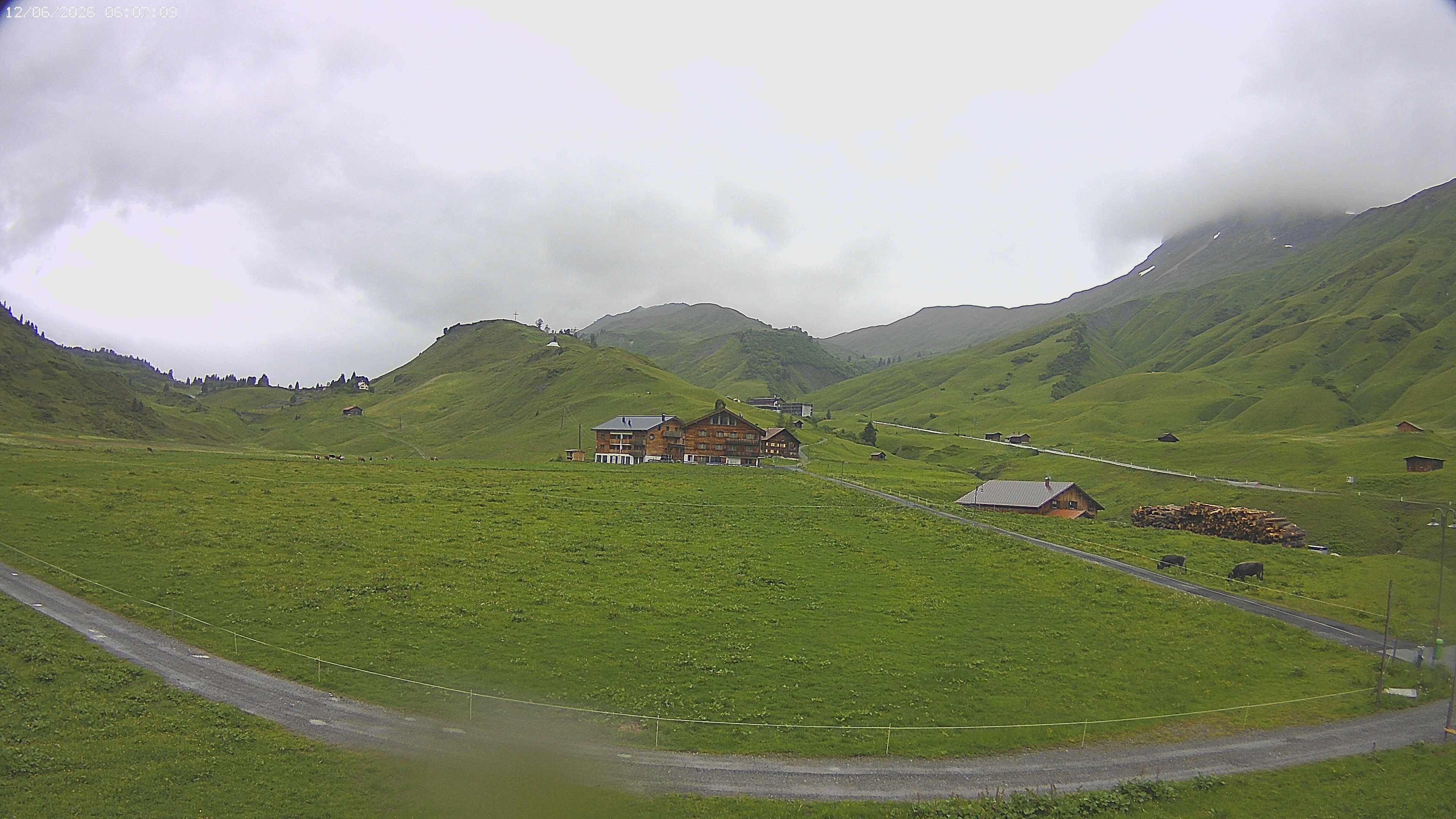 Archiv Foto Webcam Jägeralpe bei Warth