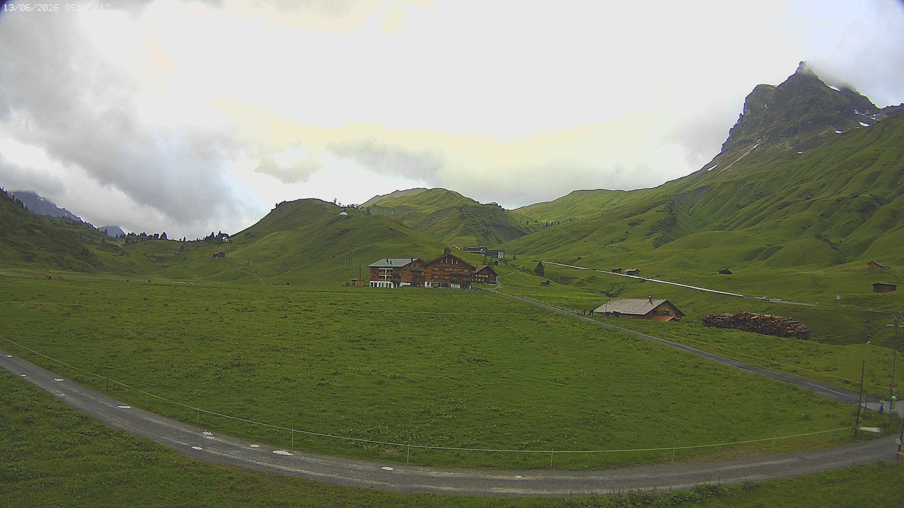 Archiv Foto Webcam Jägeralpe bei Warth