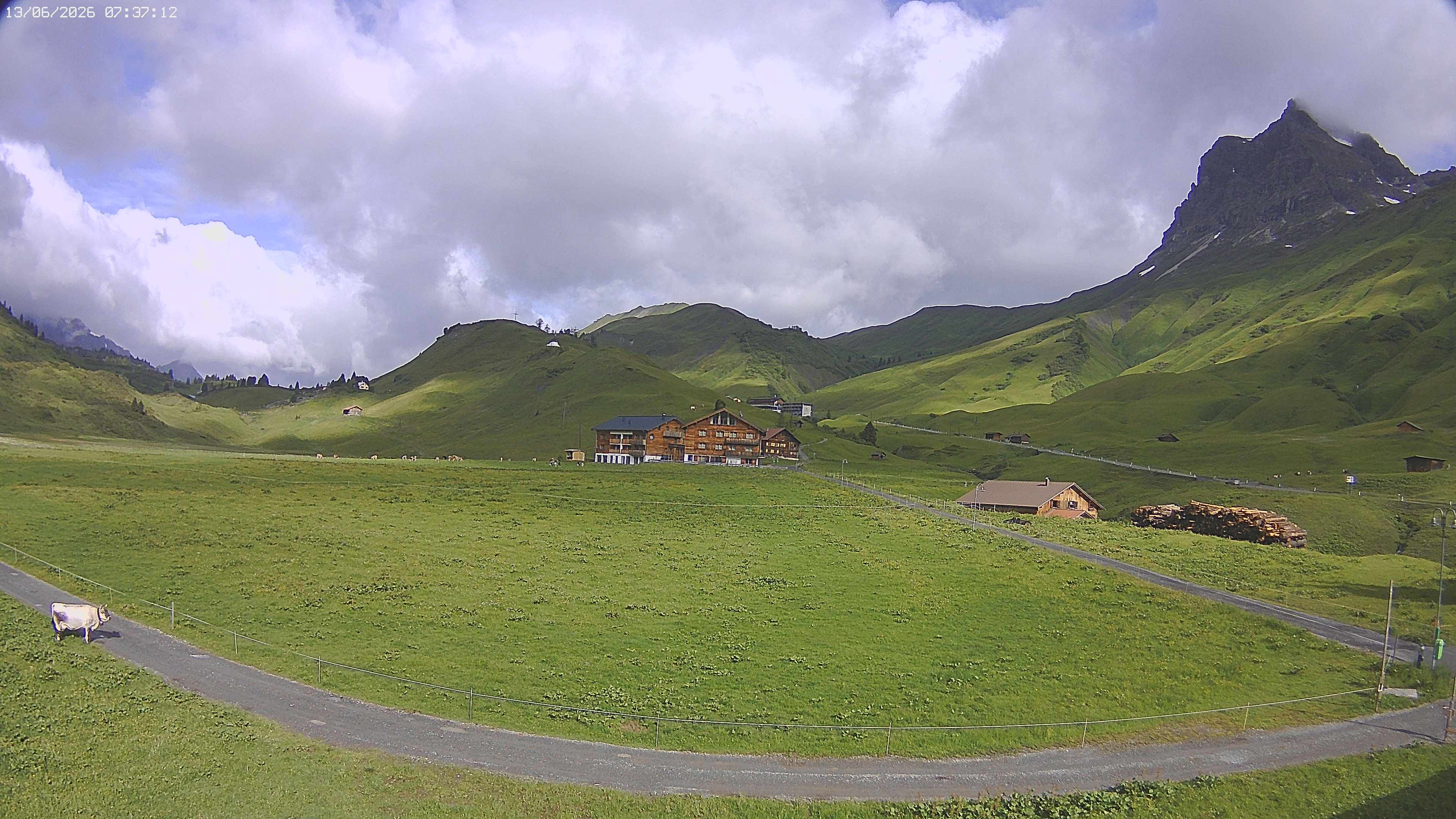 Archiv Foto Webcam Jägeralpe bei Warth
