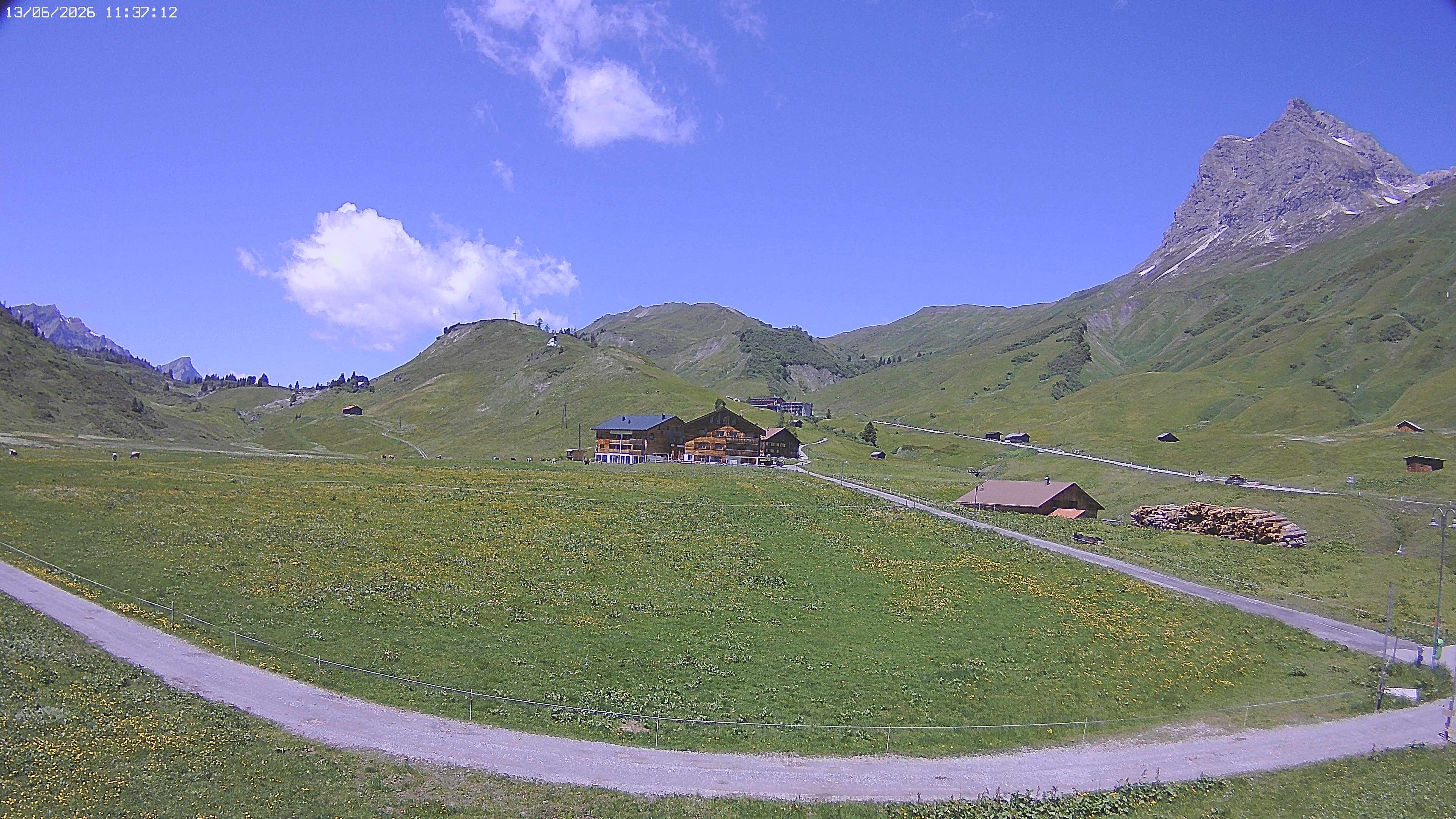 Archiv Foto Webcam Jägeralpe bei Warth