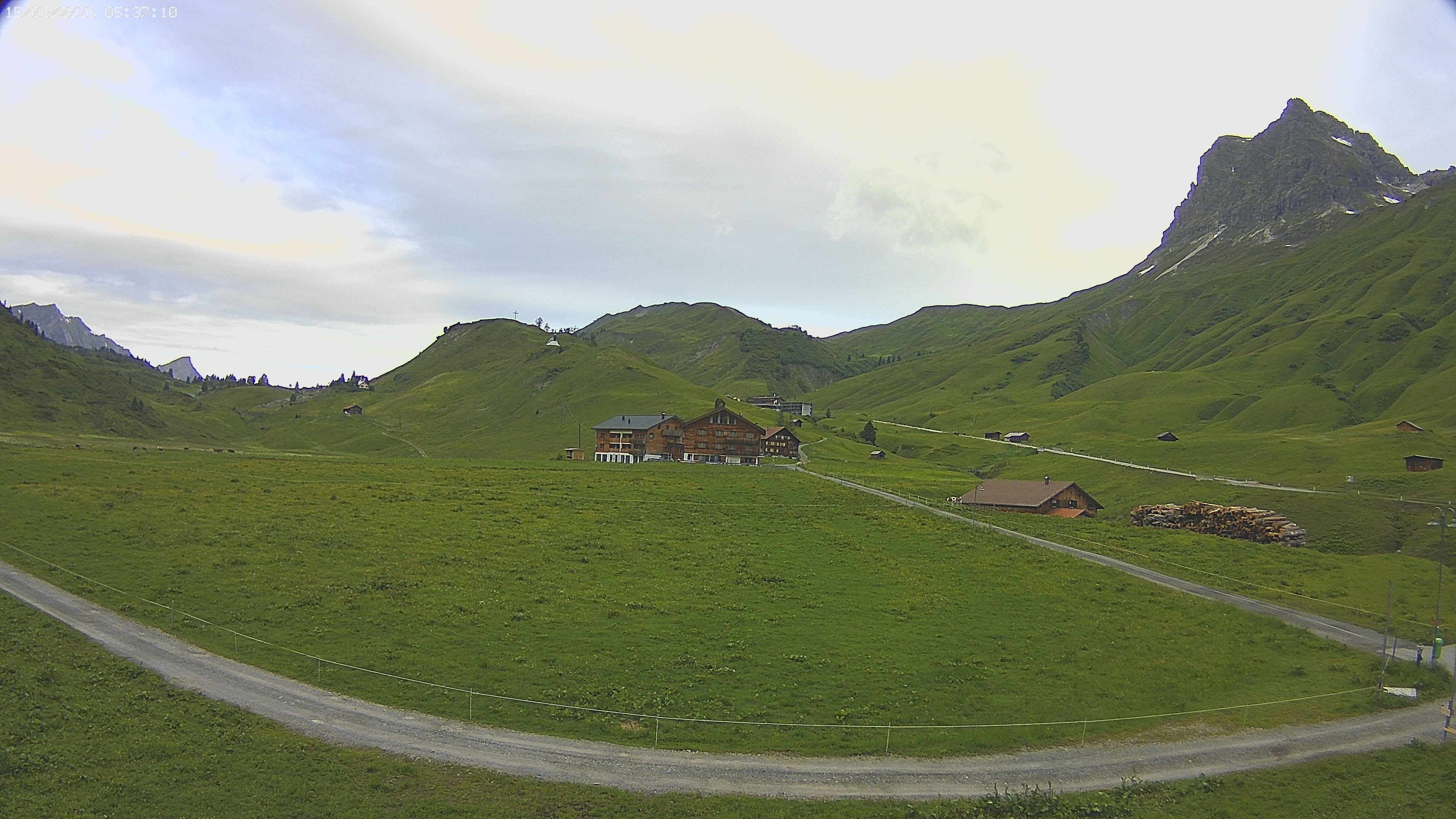 Archiv Foto Webcam Jägeralpe bei Warth