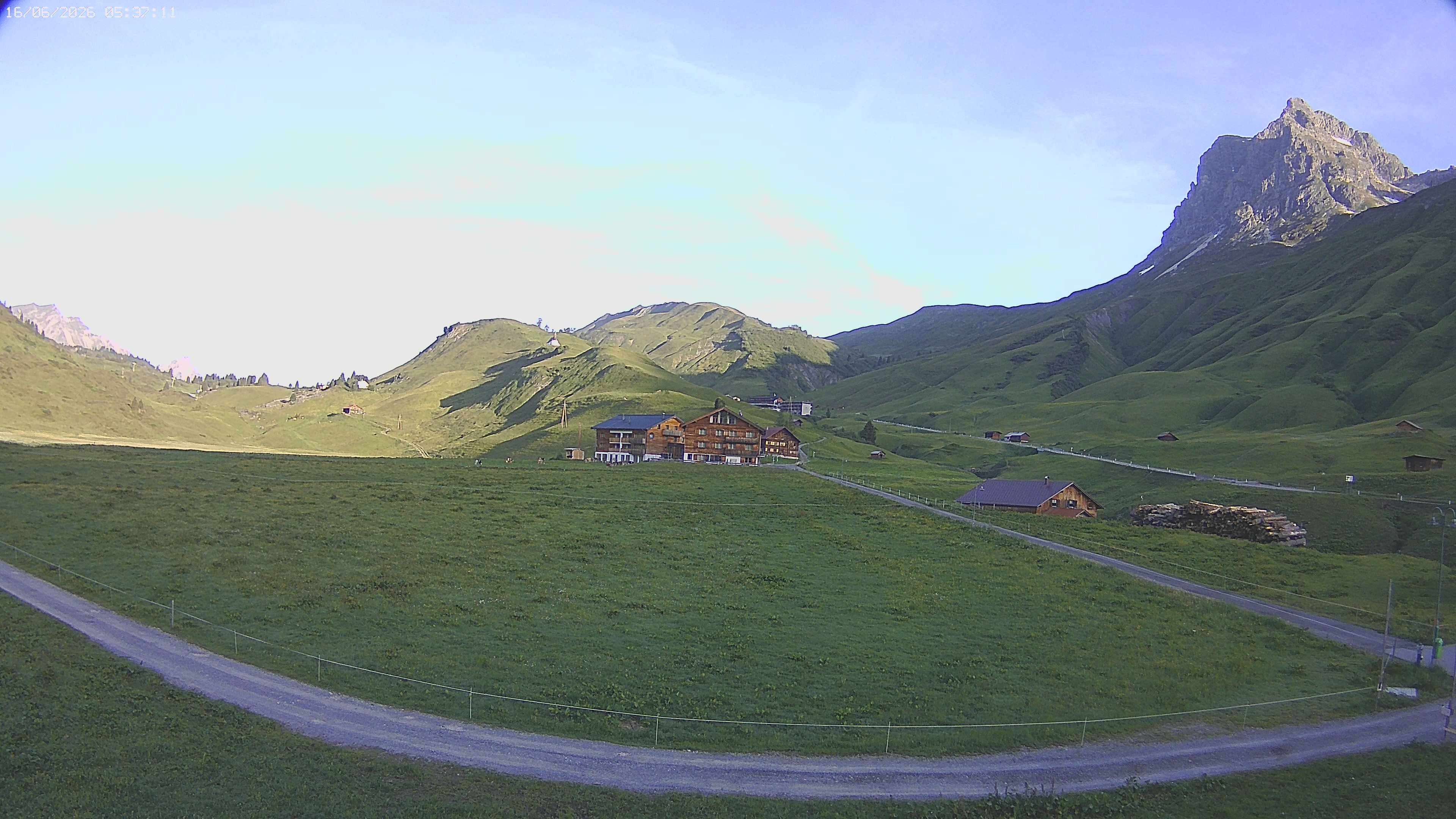Archived image Webcam Jägeralpe near Warth