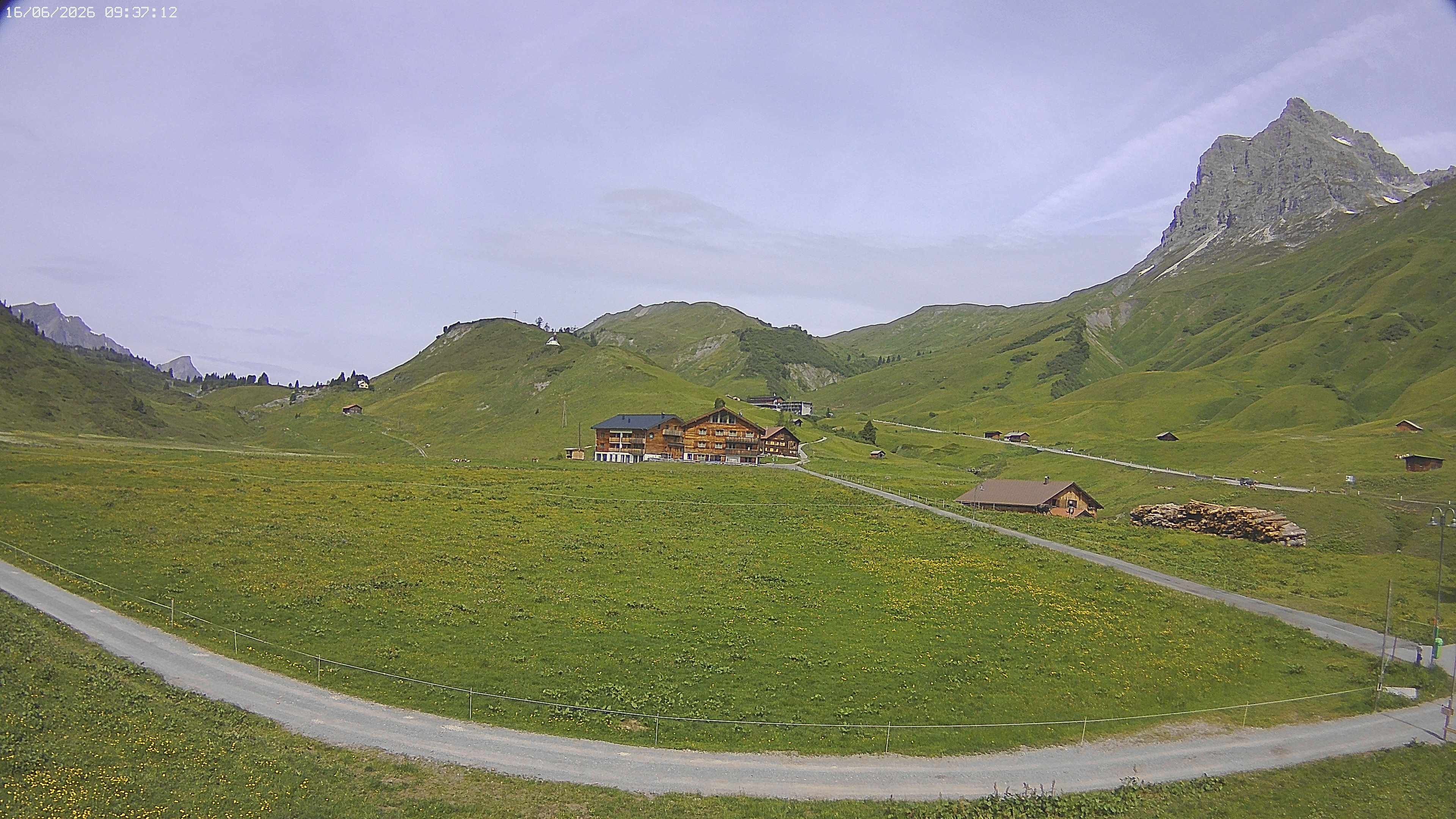 Archived image Webcam Jägeralpe near Warth