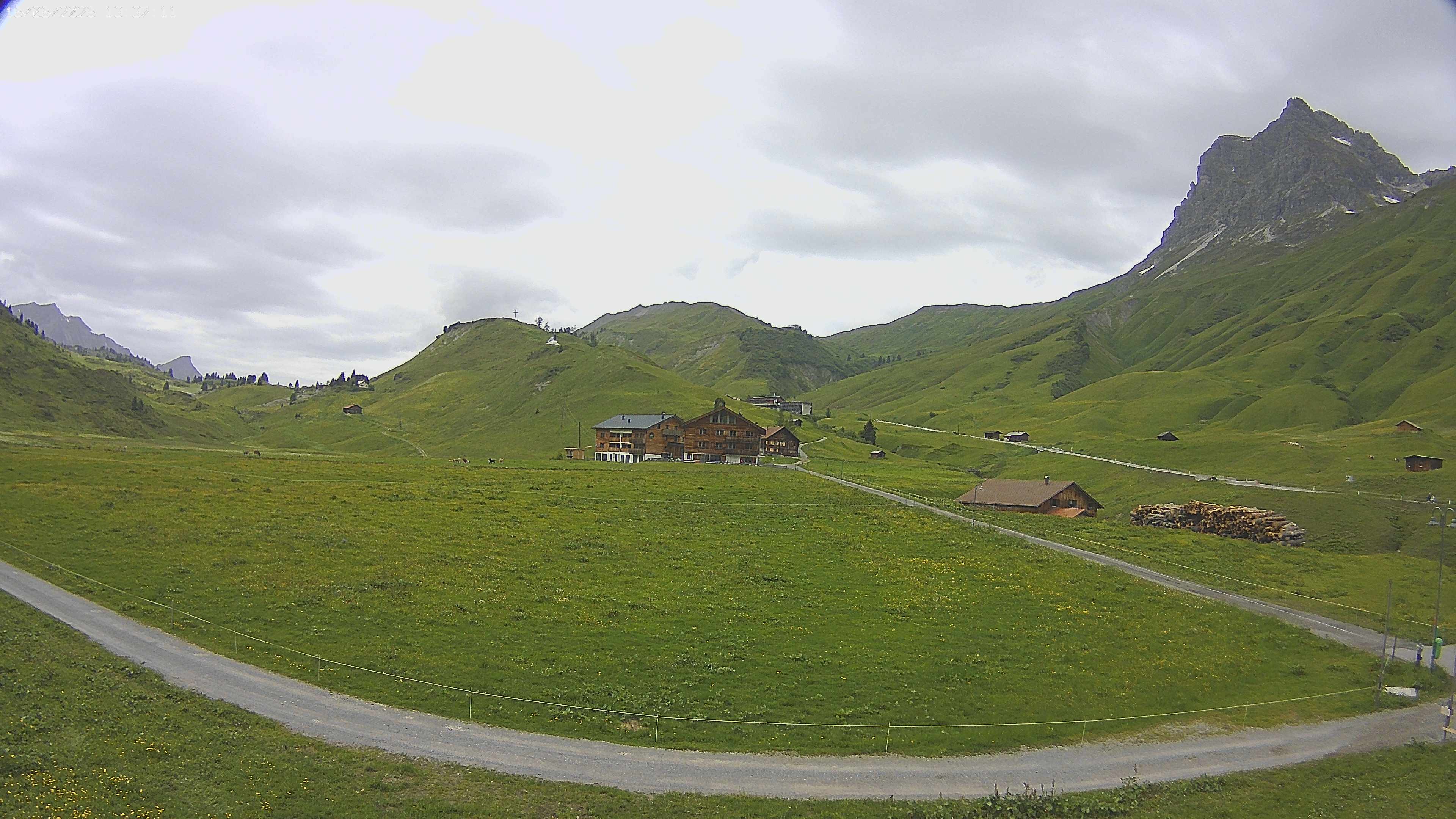 Archiv Foto Webcam Jägeralpe bei Warth