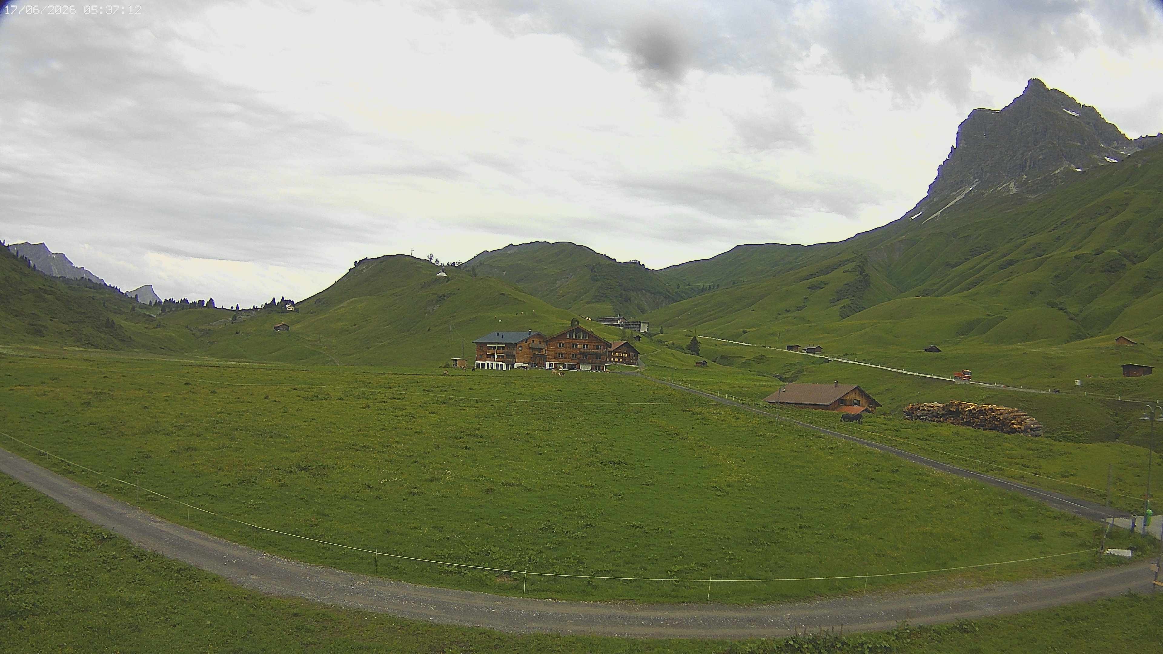 Archiv Foto Webcam Jägeralpe bei Warth