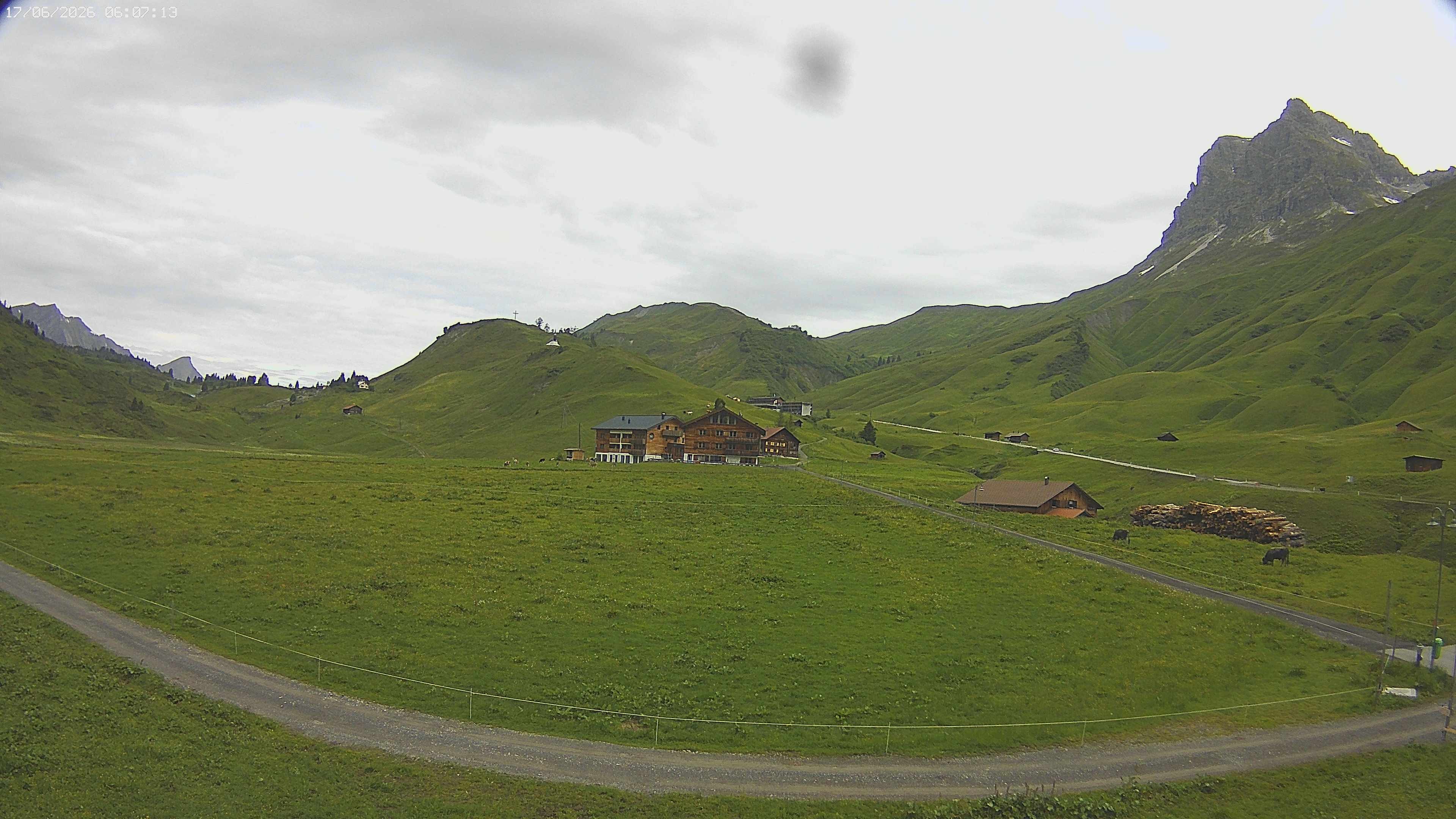Archiv Foto Webcam Jägeralpe bei Warth